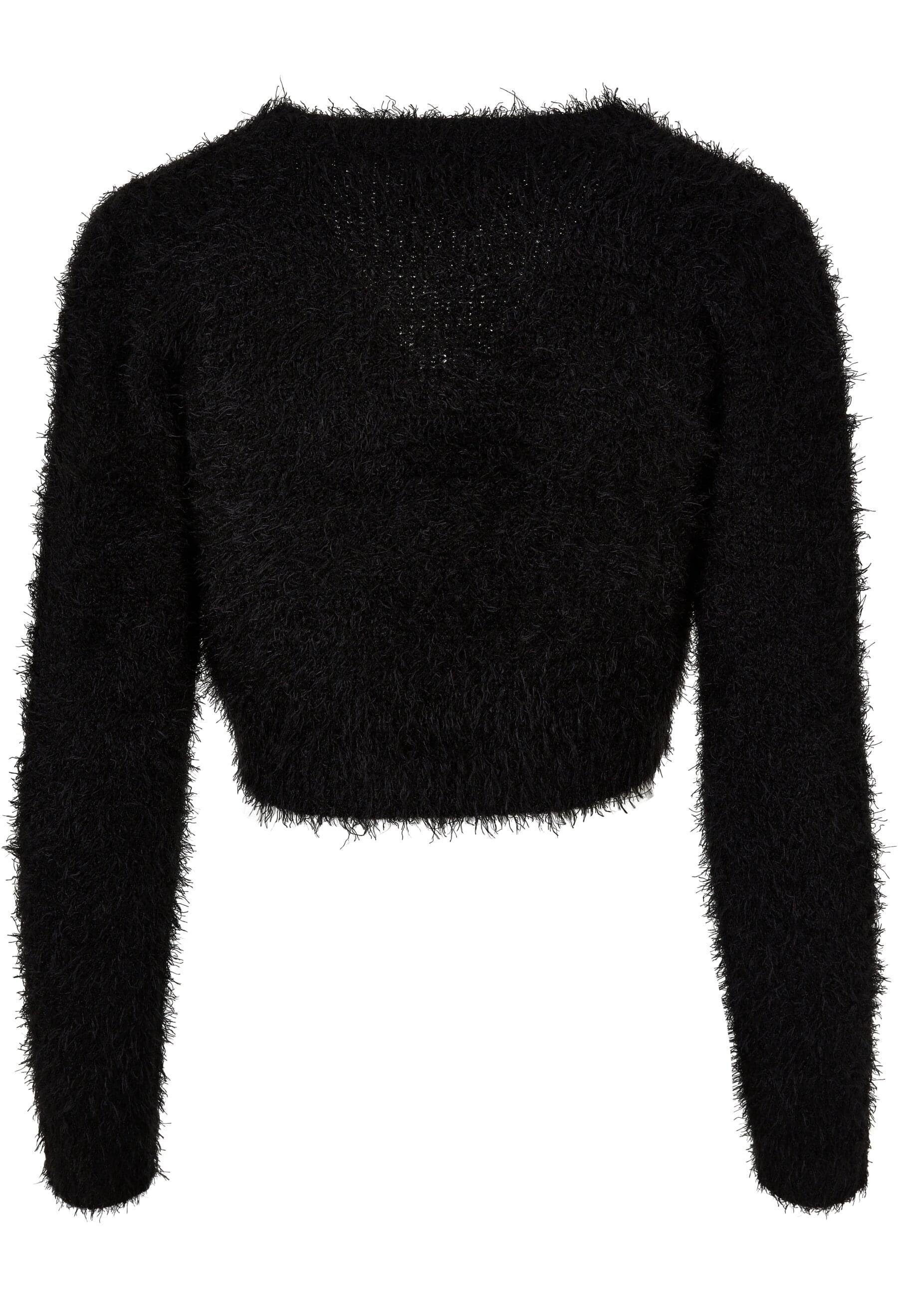 URBAN CLASSICS Strickjacke Urban Classics Damen Ladies Tied Cropped Feather günstig online kaufen