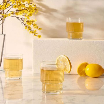 LAV Longdrinkglas Helen 6er Set Whisky-Trinkgläser, 325ml, hochwertiges Glas, Spülmaschinenfest