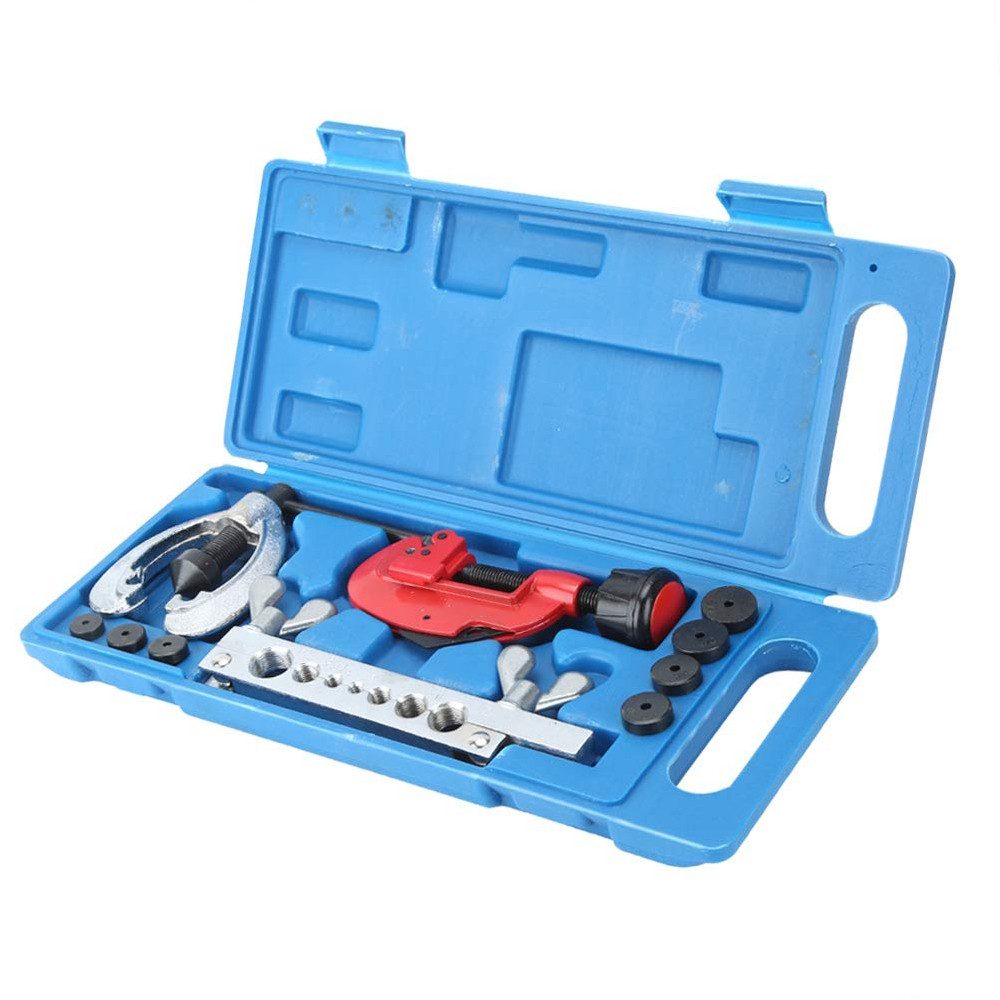 Werkzeugset Universal Bördelgerät Bördelwerkzeug Set mit Rohrbiegegerät 10tlg