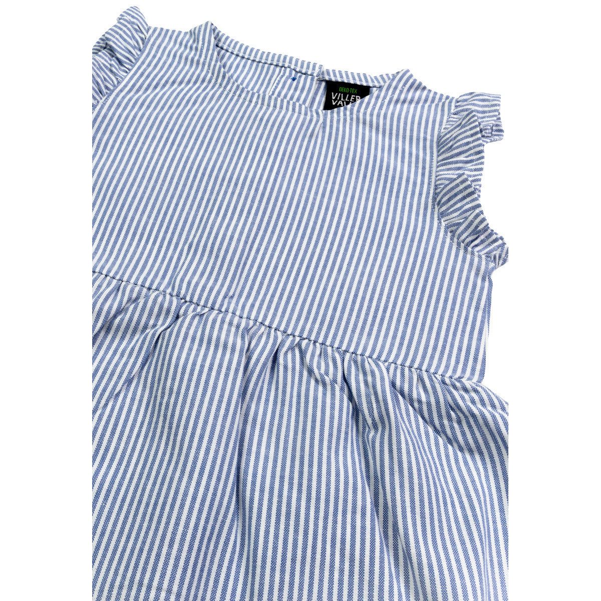 Villervalla Sommerkleid Streifen Mädchen (1-tlg) Sommerkleid, Freizeitkleid, Blusenkleid, Hemdblusenkleid, Strandkleid