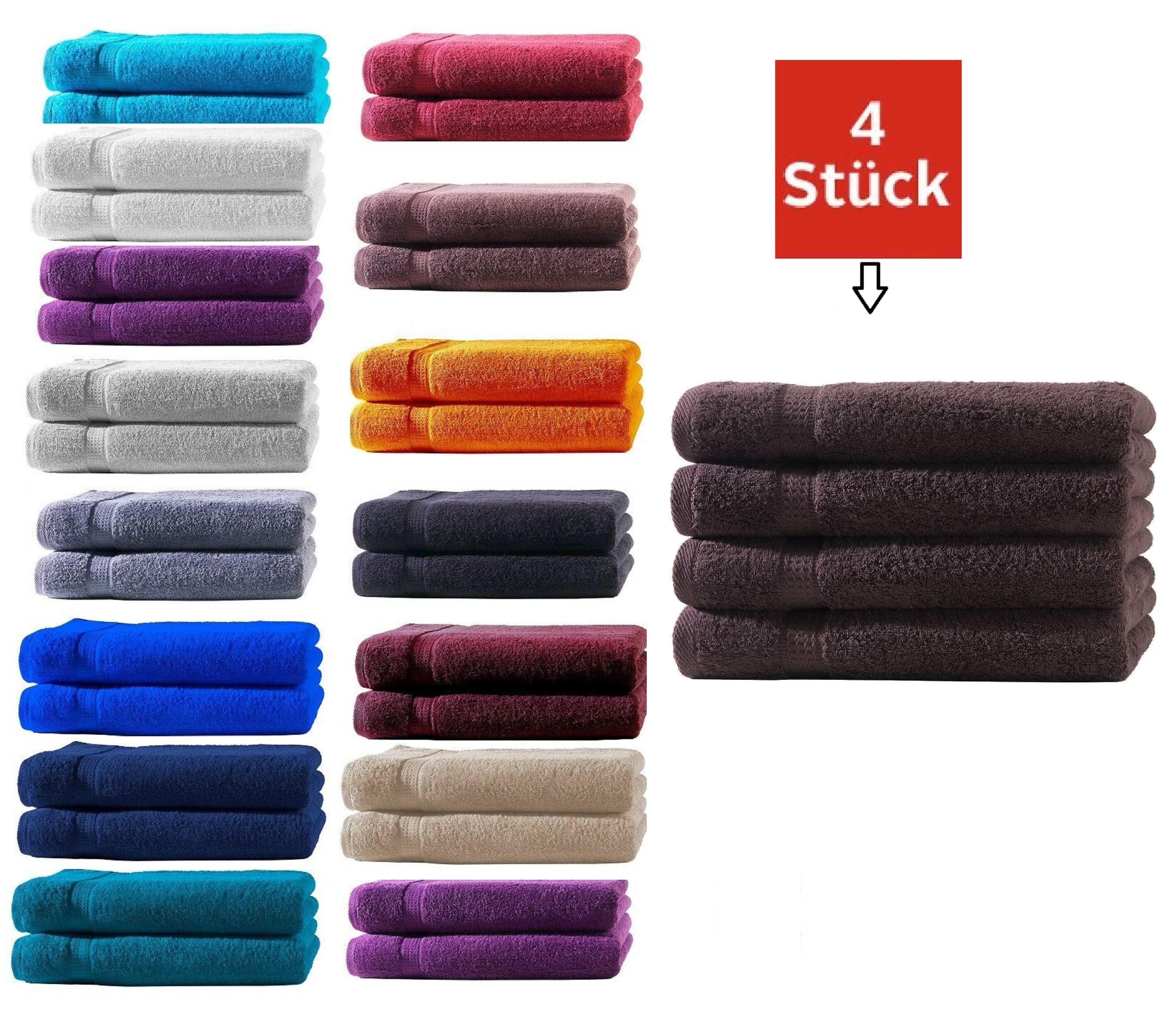 DDOnlineShop Handtuch Set Handtücher Gästetücher, Seiftücher günstig online kaufen