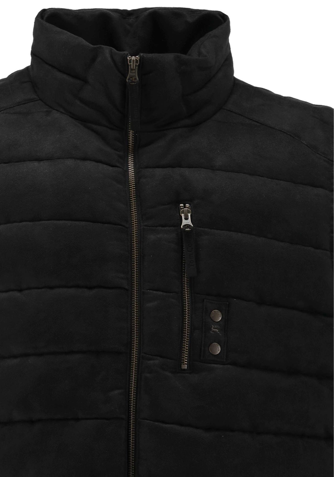 Tom Collins Kurzweste Hilo Regular Fit, Stehkragen, ärmellos, 3 Taschen