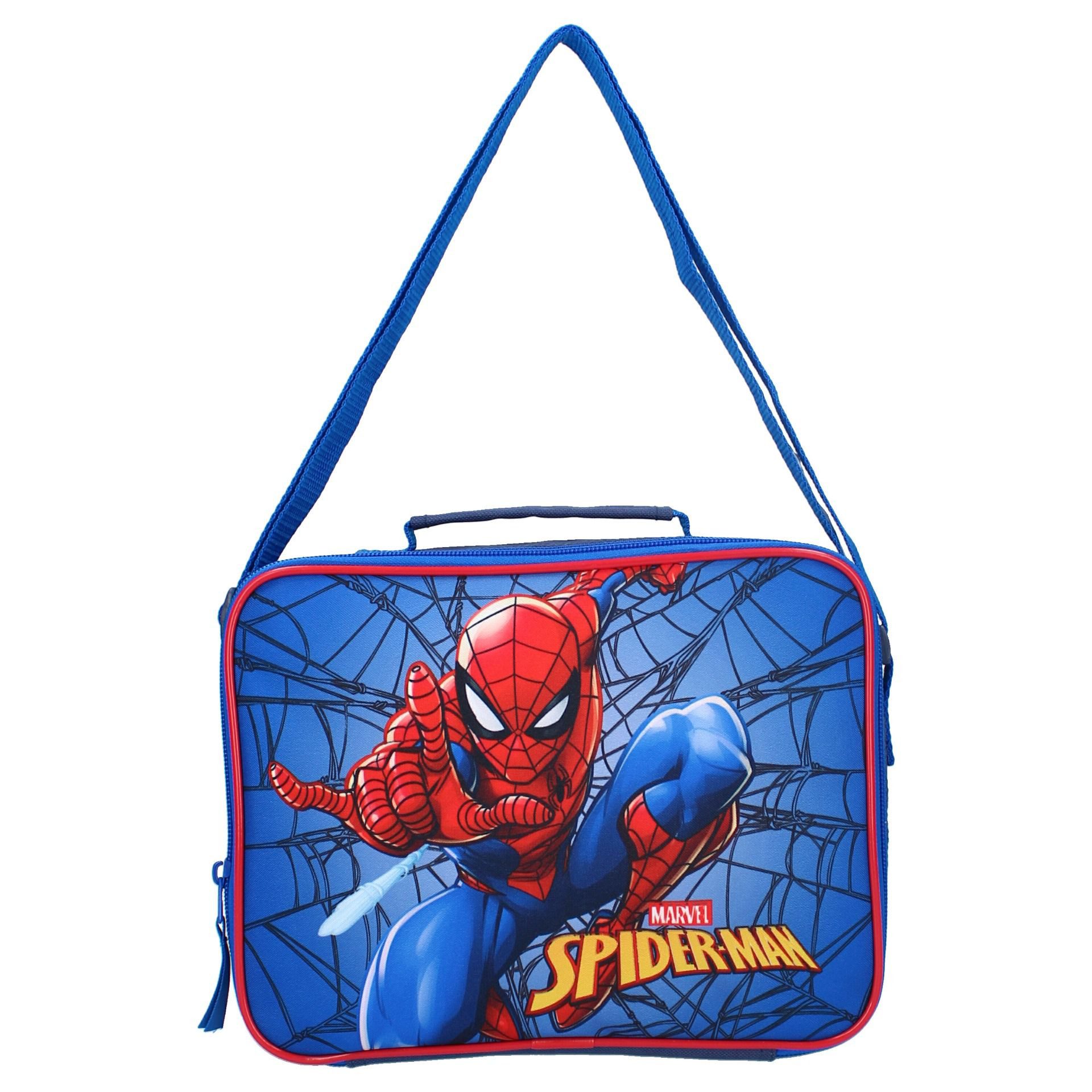 Spiderman Brottasche Lunchbag 3D-Optik Perfekt für Snacks und Getränke unterwegs