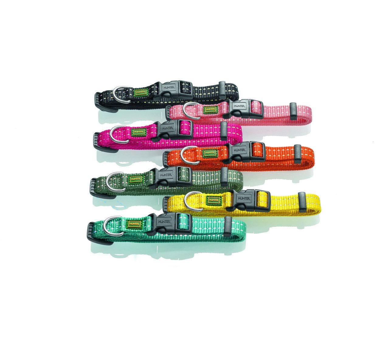Hunter Hundehalsbandleuchte Hunter Hundehalsband Tripoli Vario Basic hellrosa