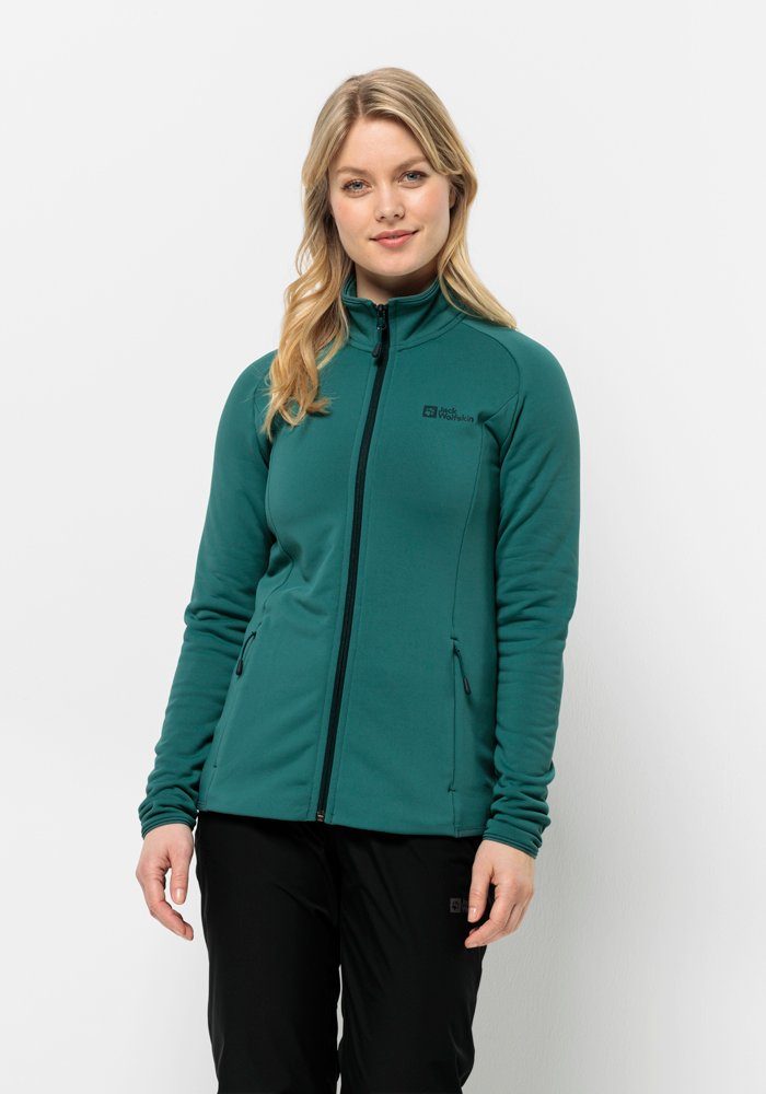 Grüne Jack Wolfskin Fleecejacken für Damen kaufen | OTTO