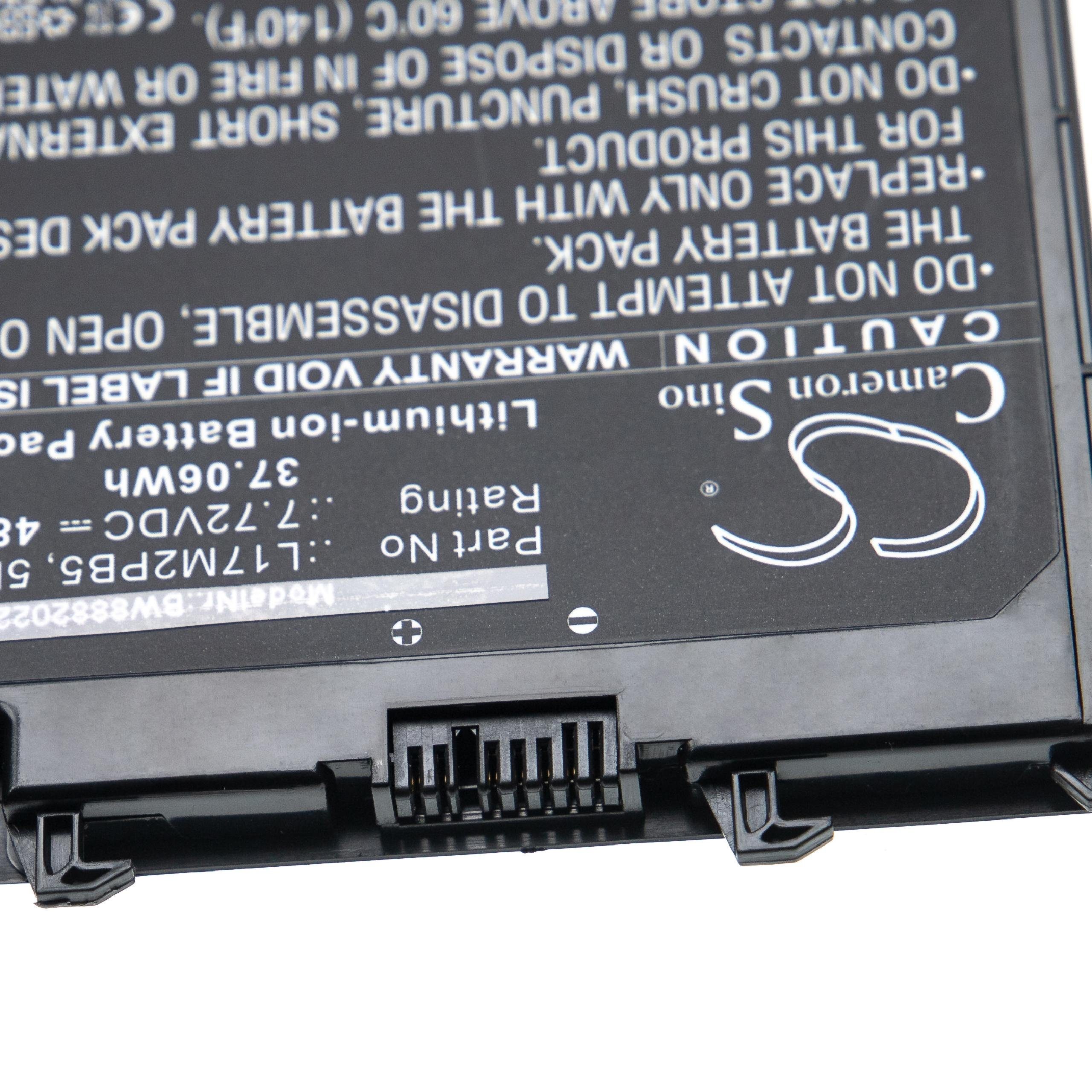 vhbw kompatibel mit mAh 4800 V330-14IKB-81B0004MGE, V330-14IKB-81B0004RGE (7,72 V) Laptop-Akku Li-Ion Lenovo