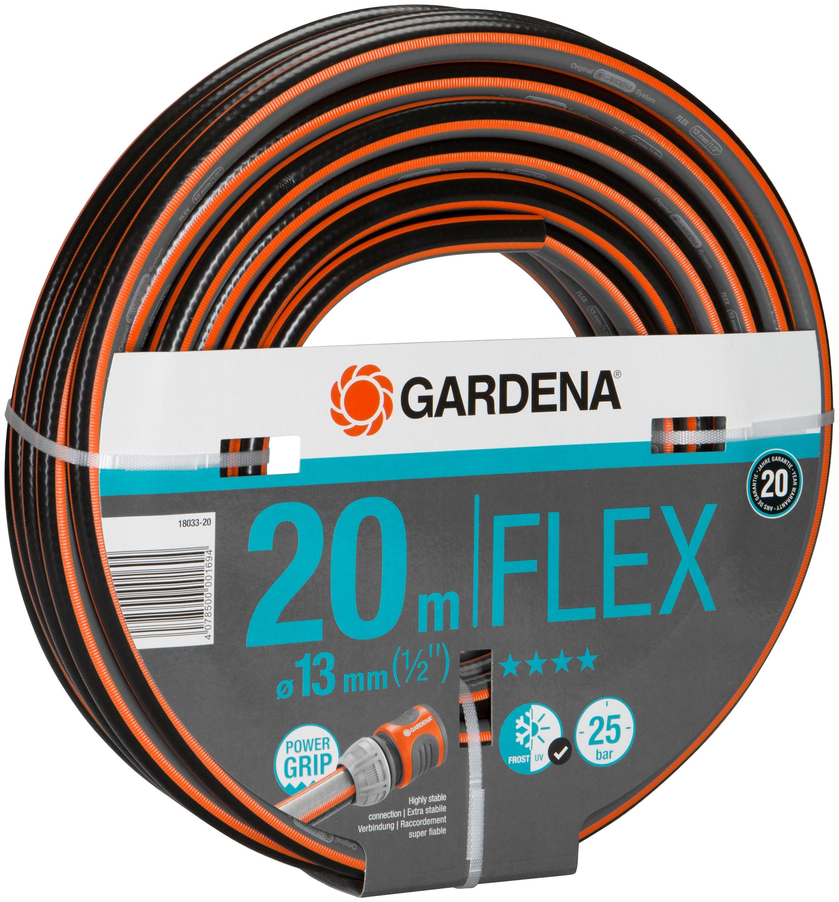 GARDENA Gartenschlauch Comfort FLEX, 18033-20, 13 mm (1/2)