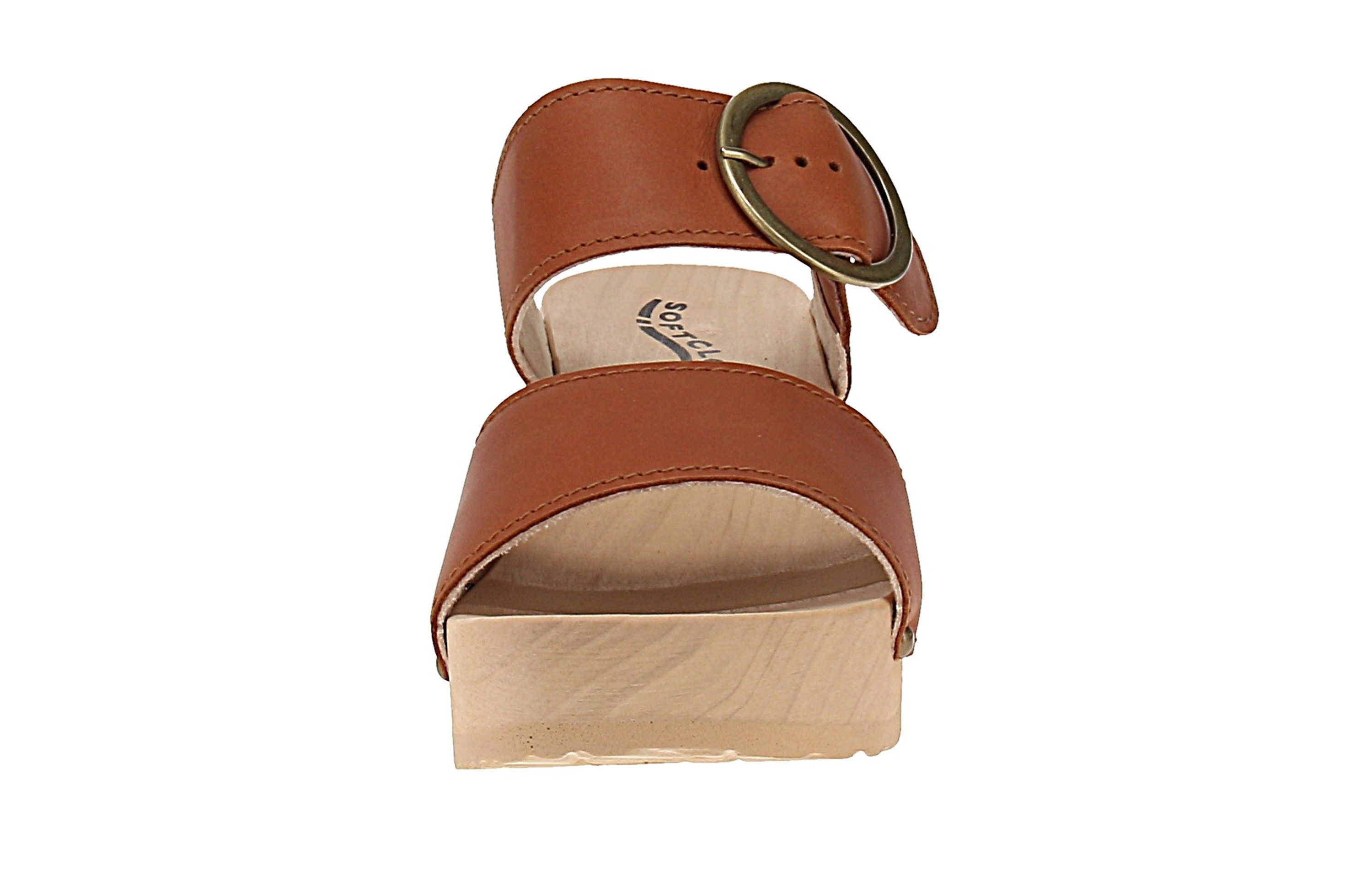 Softclox Softclox S3670 Hedi Softnappa - Damen Pantolette - 01-Cognac Sandale