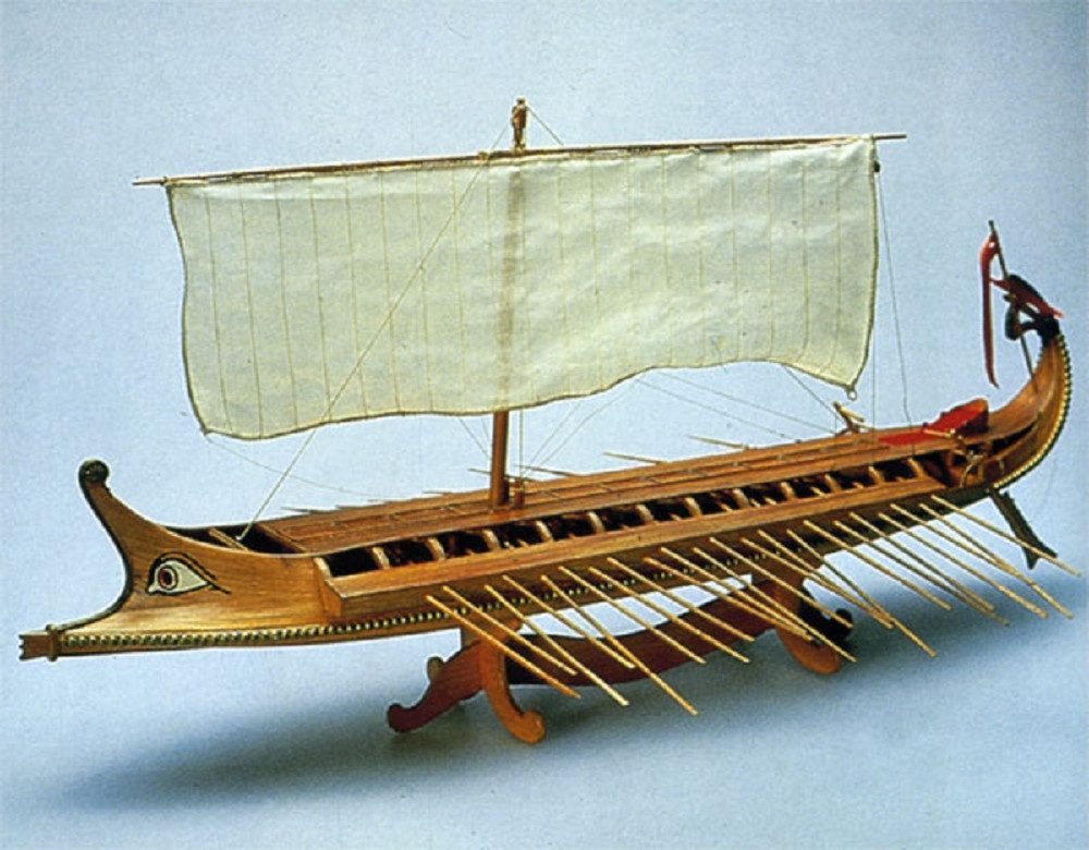 Modellbausatz Krick Bireme griech. Baukasten
