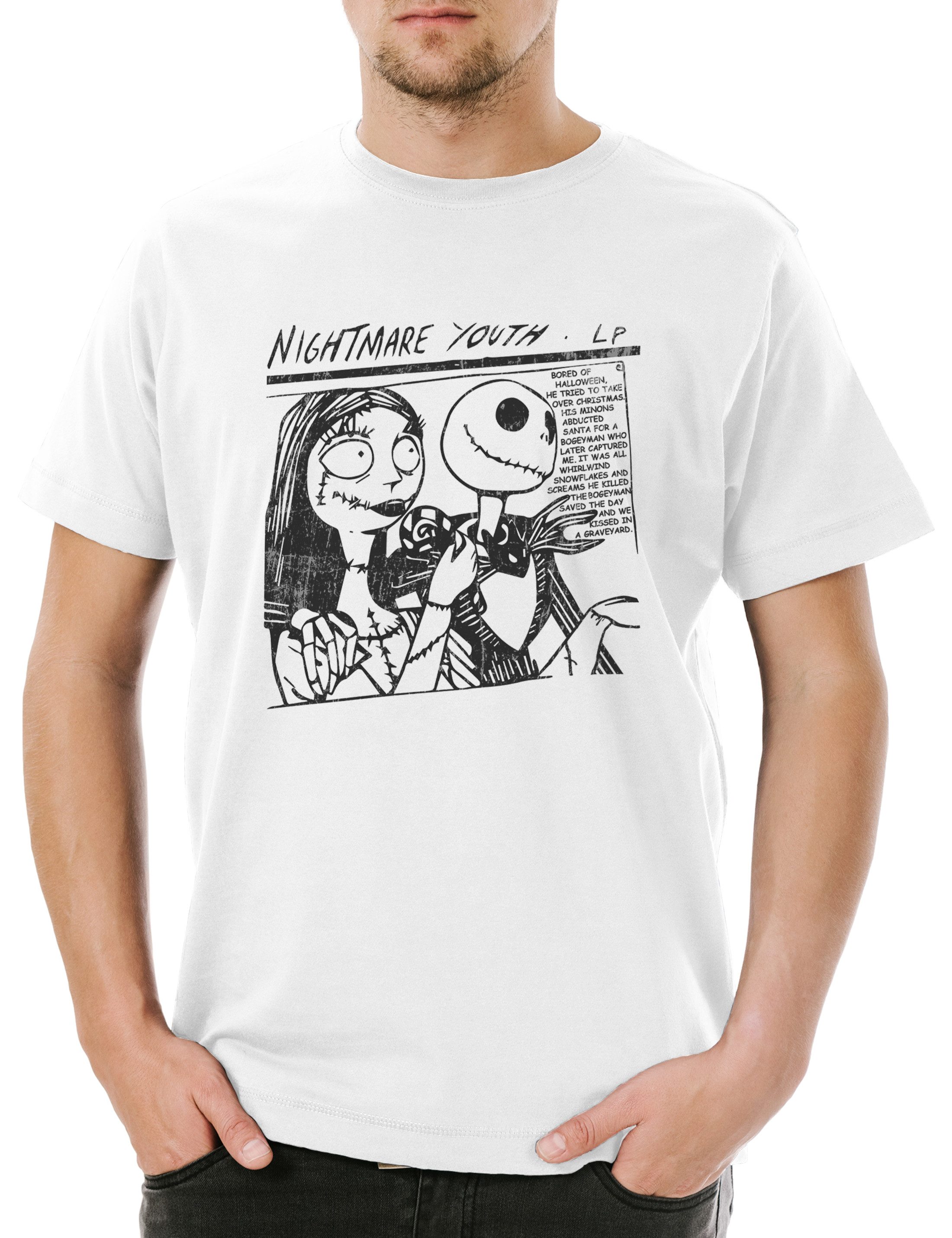 Print-Shirt Nightmare Youth Herren T-Shirt The Tim Sonic Before Stop Motion