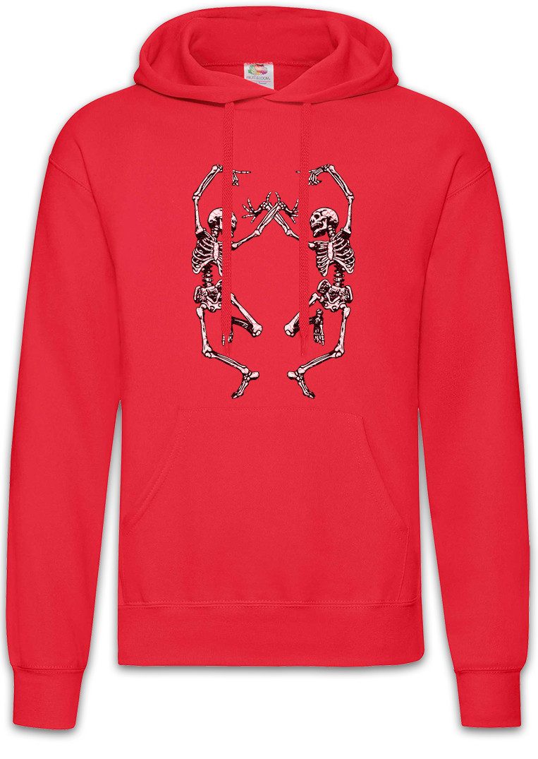Hoodie Dancing Skeletons Herren Hoodie Skull Skeleton Grim Reaper Schädel