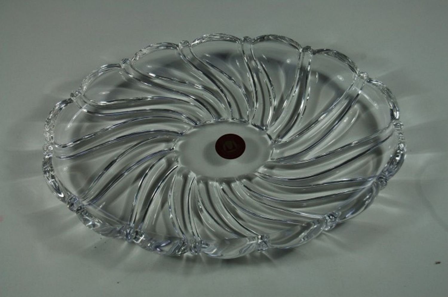 Bohemia Cristal Dekoteller Walther Glas Тарелки Vasen Schalen Körbe Platten diverses Glas
