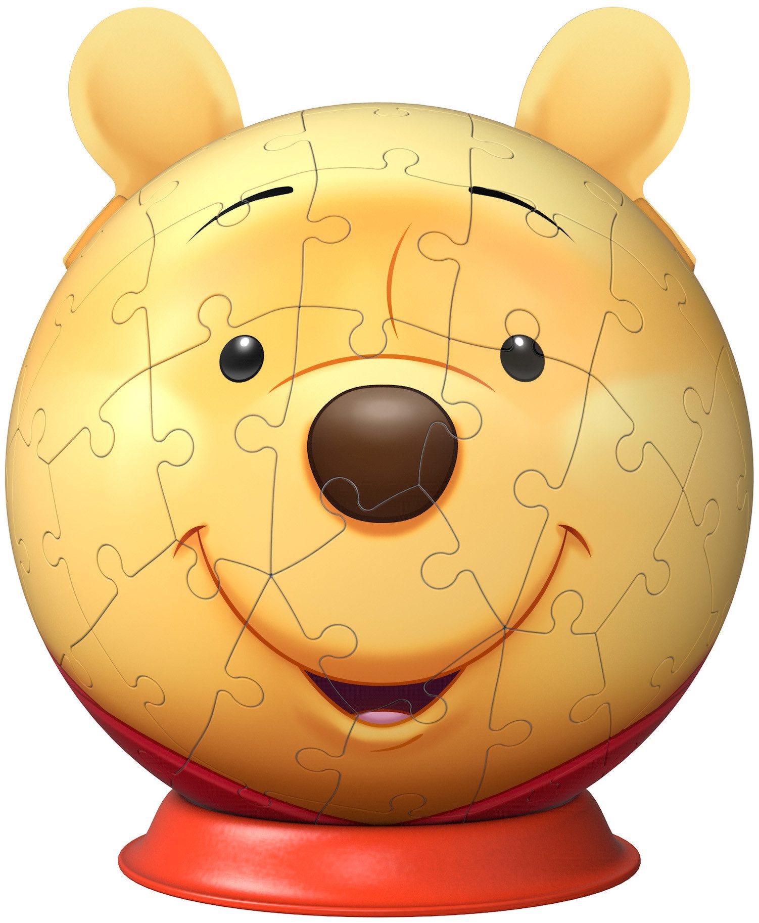 Ravensburger Puzzleball Disney Winnie Puuh mit Ohren, 72 Puzzleteile, Made in Europe