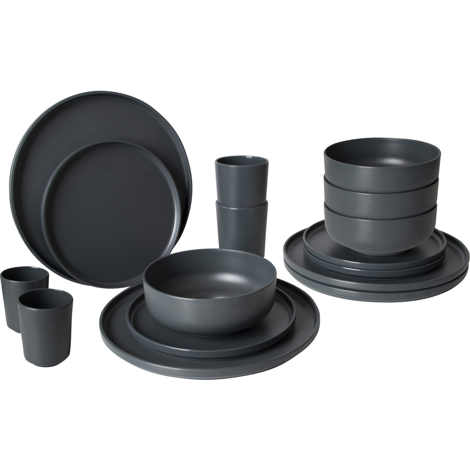 Geschirr-Set Melamin Campinggeschirr Set Patom