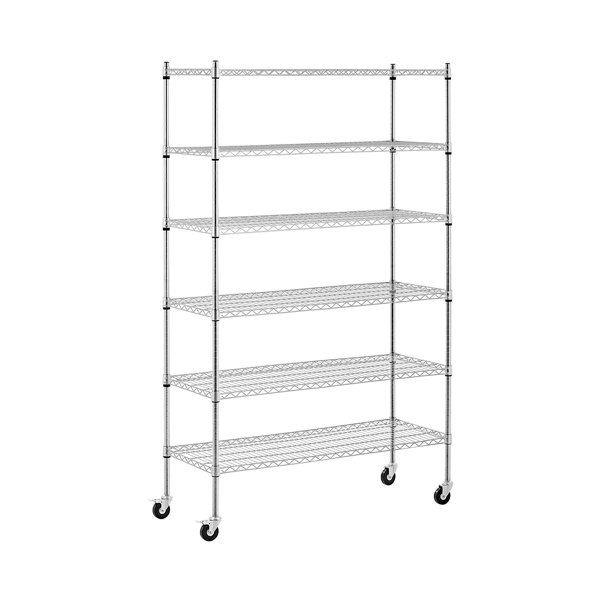 Royal Catering Standregal Metallregal Gitterregal Steckregal Küchenwagen 4 günstig online kaufen