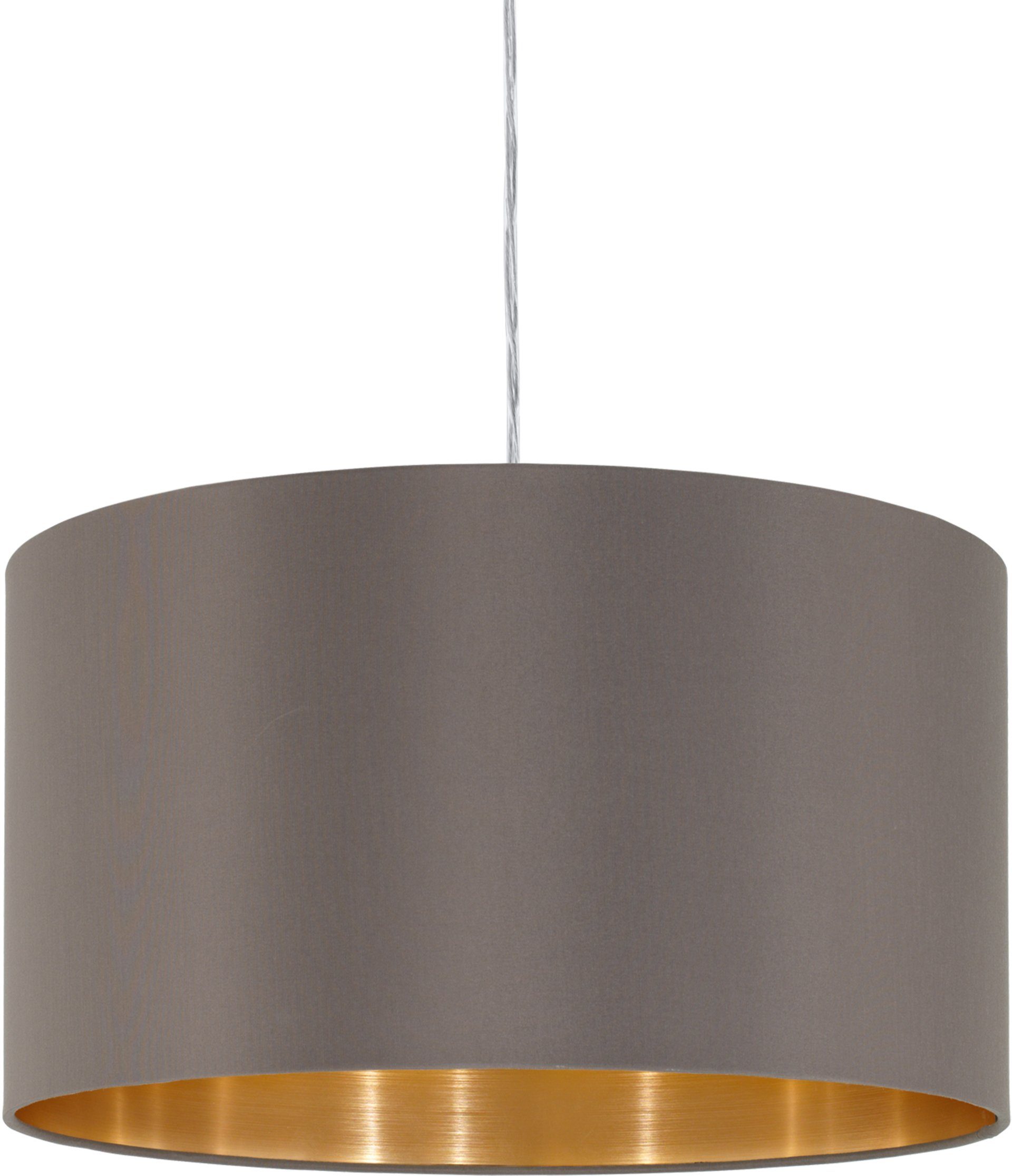 EGLO Hängeleuchte MASERLO, ohne Leuchtmittel, Leuchtmittel wechselbar, Pendelleuchte, Pendellampe, Wohnzimmer, Esszimmer, gemütlich, 110x38cm