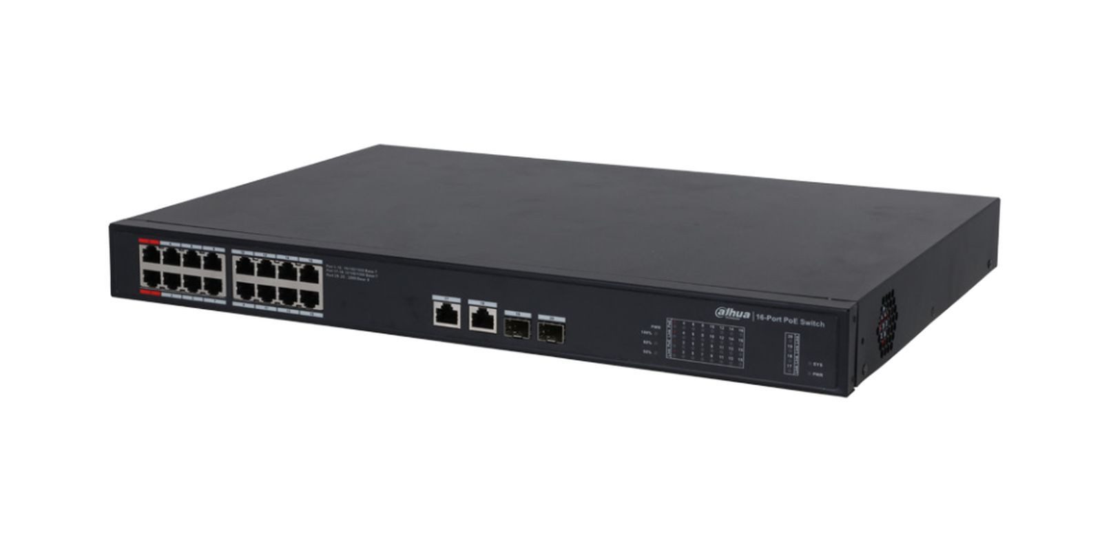 Dahua DH-PFS3220-16GT-190 20-Port Unmanaged Gigabit Switch with 16-Port P... Netzwerk-Switch