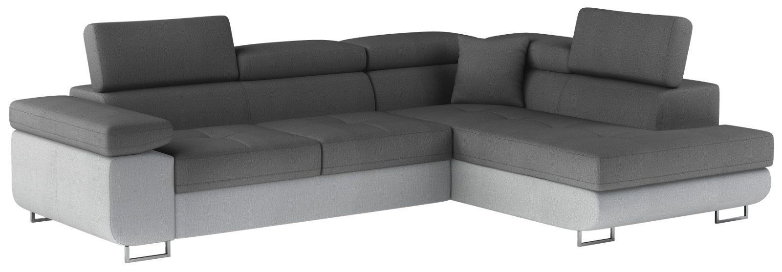 Xlmoebel Ecksofa Wohnlandschaft L-Form Ecksofa Textil Polster Garnitur Sofort, 1 Teile, Made in Europa