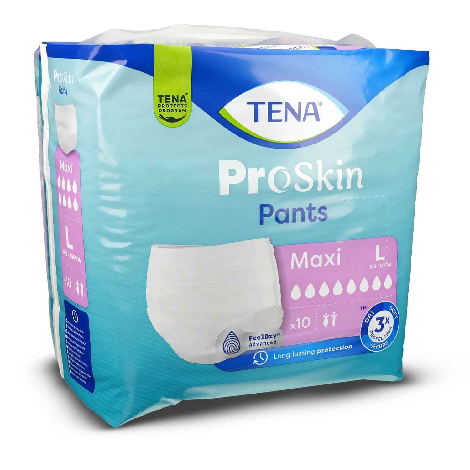 TENA Windeln TENA PANTS Maxi L bei Inkontinenz 10St PZN 15822133