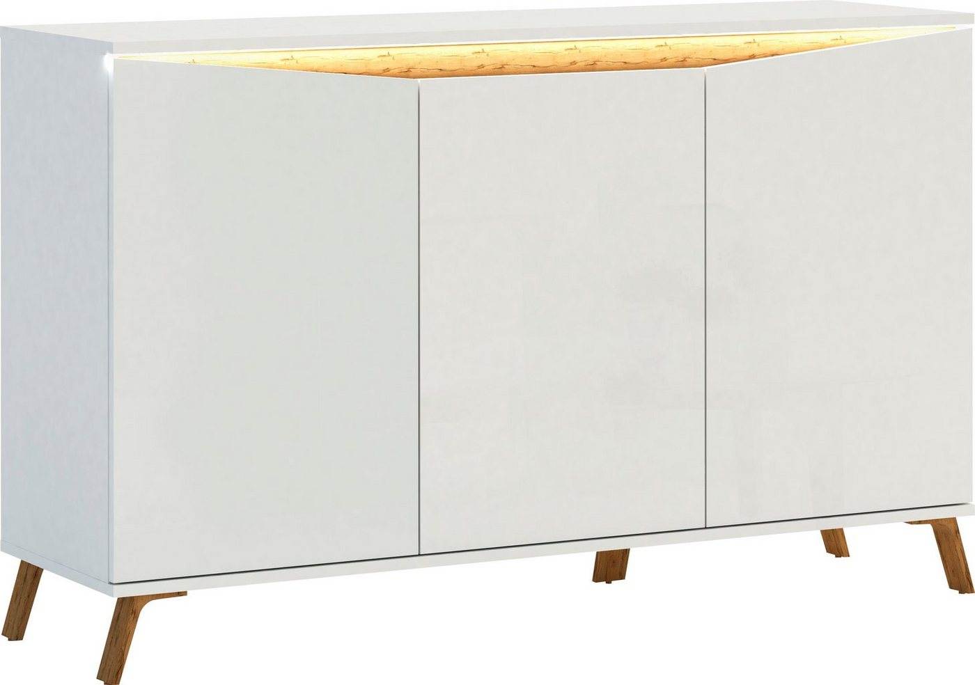INOSIGN Sideboard »ALADINO«, Breite 138 cm, komplett Hochglanz, ohne Beleuchtung-kaufen
