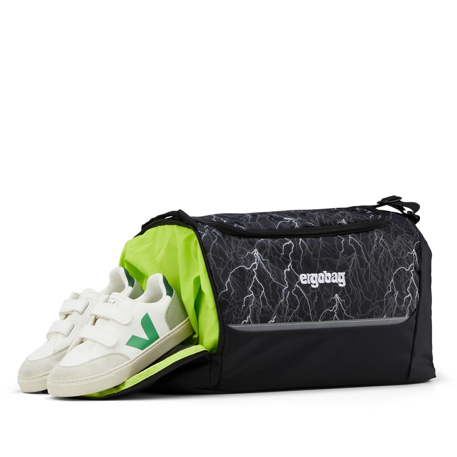 ergobag Schulranzen Sporttasche Super ReflektBär, 25/26 (1 Stück), mit Nass günstig online kaufen