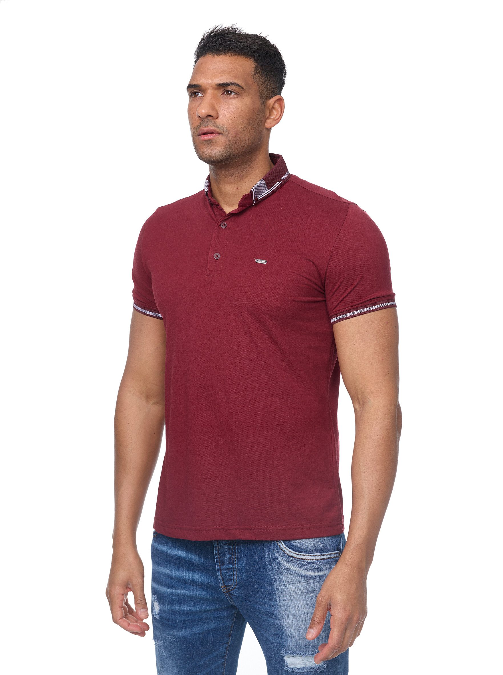 Denim Distriqt Poloshirt Sommer Poloshirt Polo-Shirt günstig online kaufen