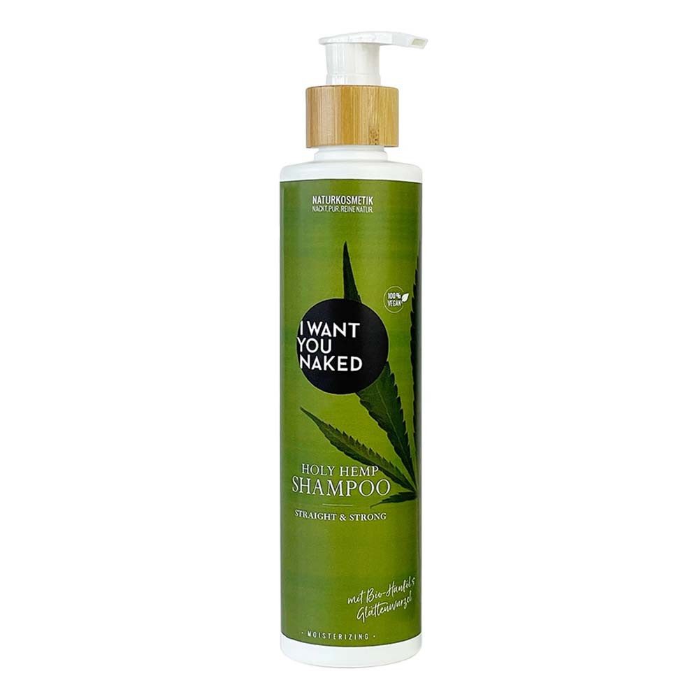 I WANT YOU NAKED Haarshampoo Holy Hemp Hanfsamenöl - Shampoo Straight & Strong 250ml