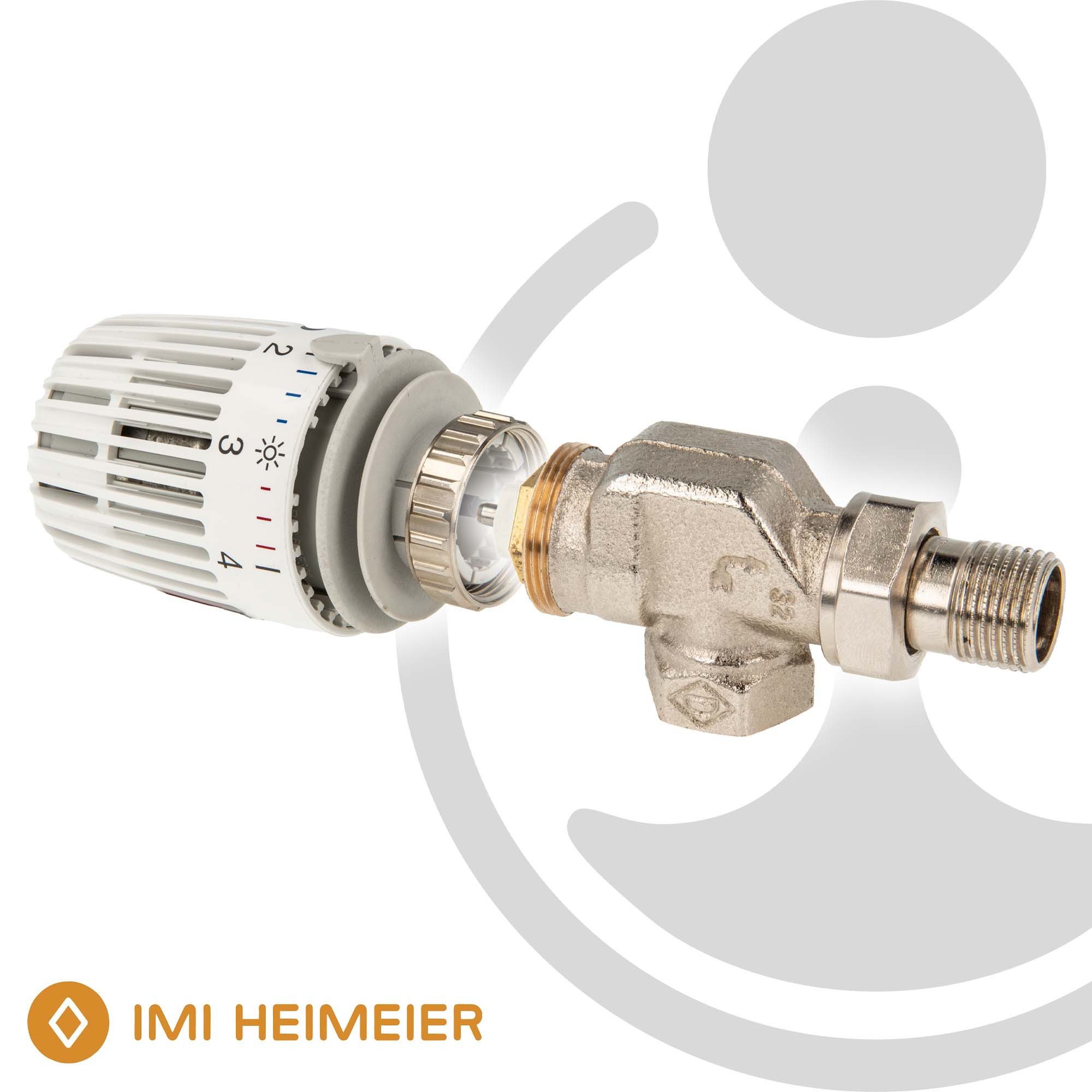 tecuro Heizkörperthermostat Kombi-Set Thermostatkopf K und günstig online kaufen