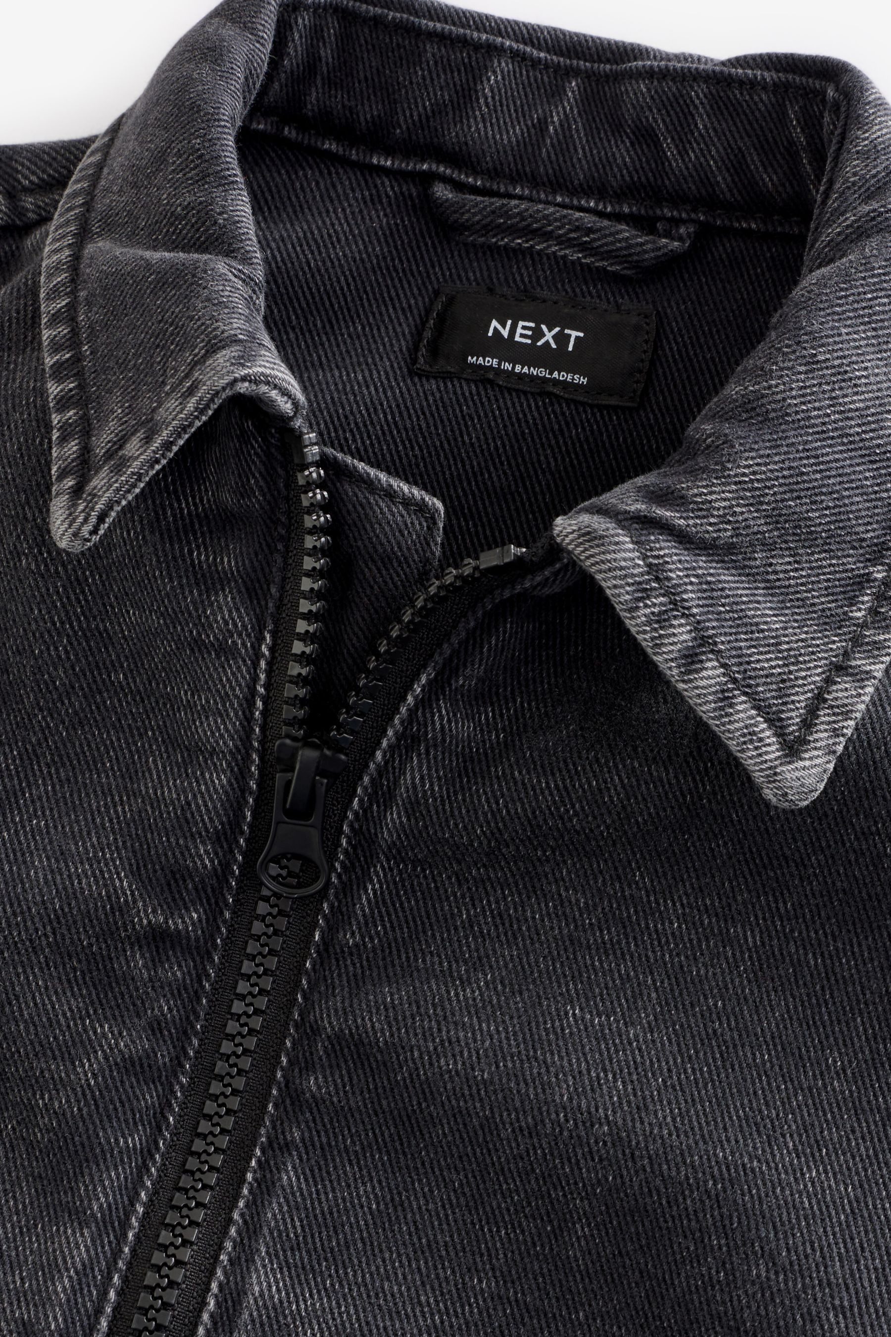Next Jeanshemd Denim-Hemdjacke aus 100 % Baumwolle (1-tlg)