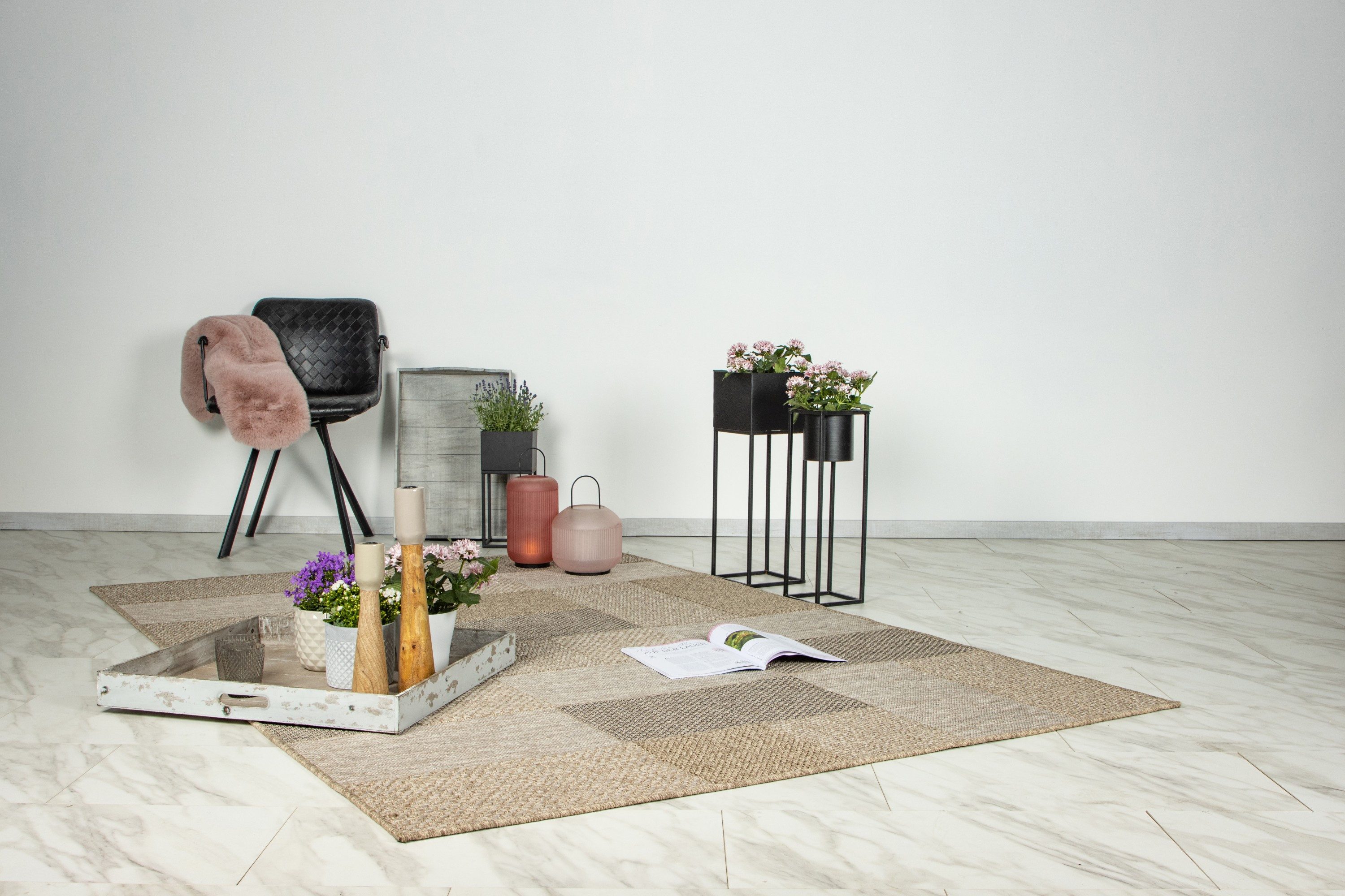 Kayoom Teppich Sindra 625, rechteckig, Höhe: 9 mm, Kurzflor