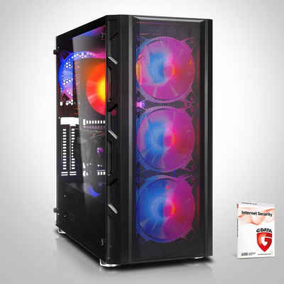Memory PC Gaming-PC (AMD Ryzen 7 5700X, RX 6800, 16 GB RAM, 1000 GB SSD, Luftkühlung)