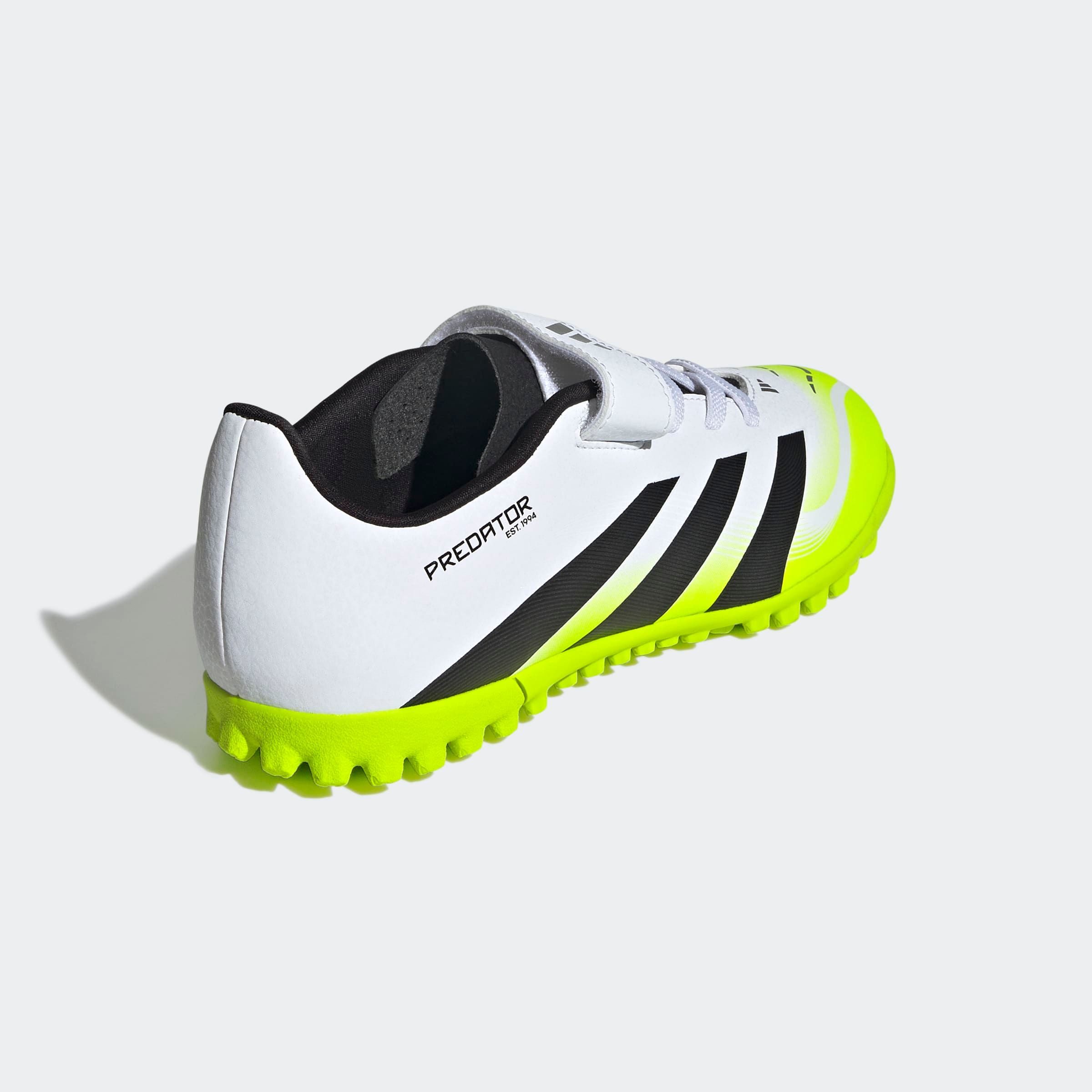 adidas Performance PREDATOR CLUB HOOK-AND-LOOP KIDS Fußballschuh für harte Untergründe Asche und Kunstrasen, für Kinder & Jugendliche