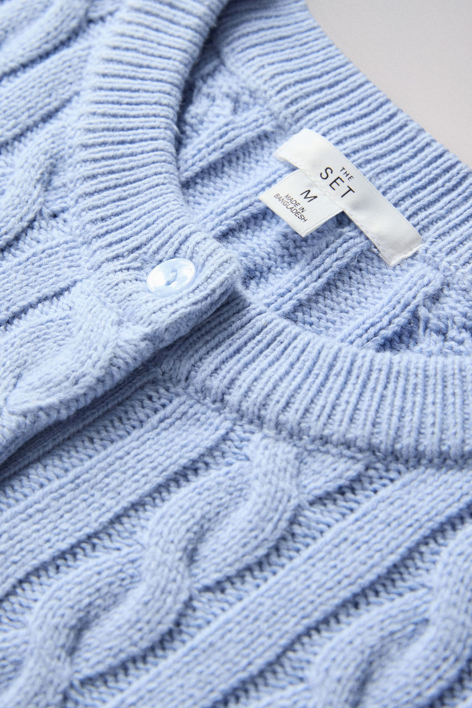 The Set Strickjacke The Set Strickjacken mit Zopfmuster, 2er-Pack (2-tlg) günstig online kaufen