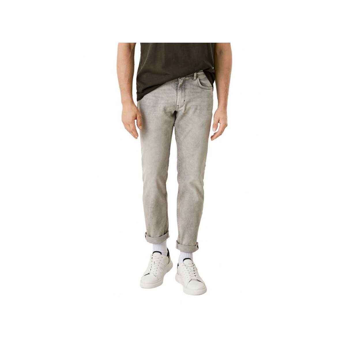 grau (1-tlg) 5-Pocket-Jeans s.Oliver