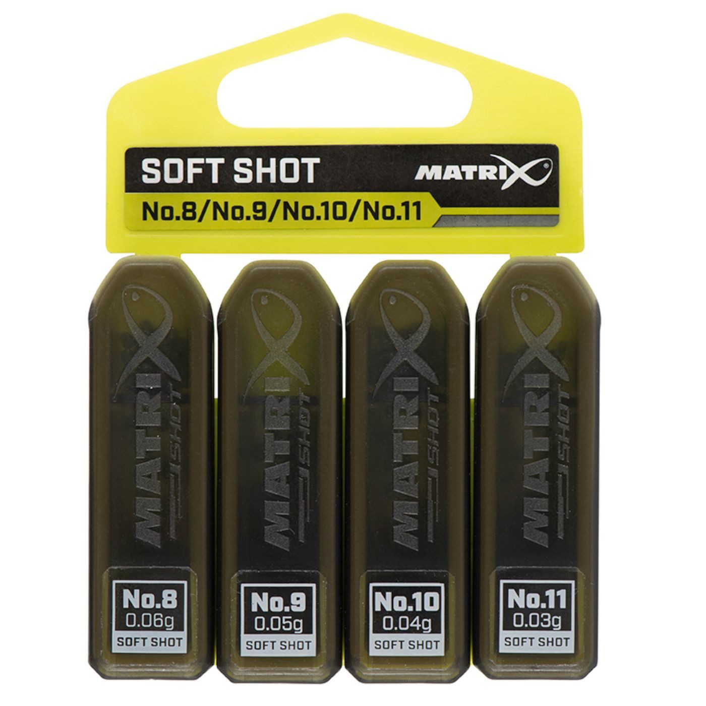 Fox Matrix Bleischrot Fox Matrix Soft Shot Dispenser X5 Gr. 8, 9, 10 & 11 - Spaltbleie