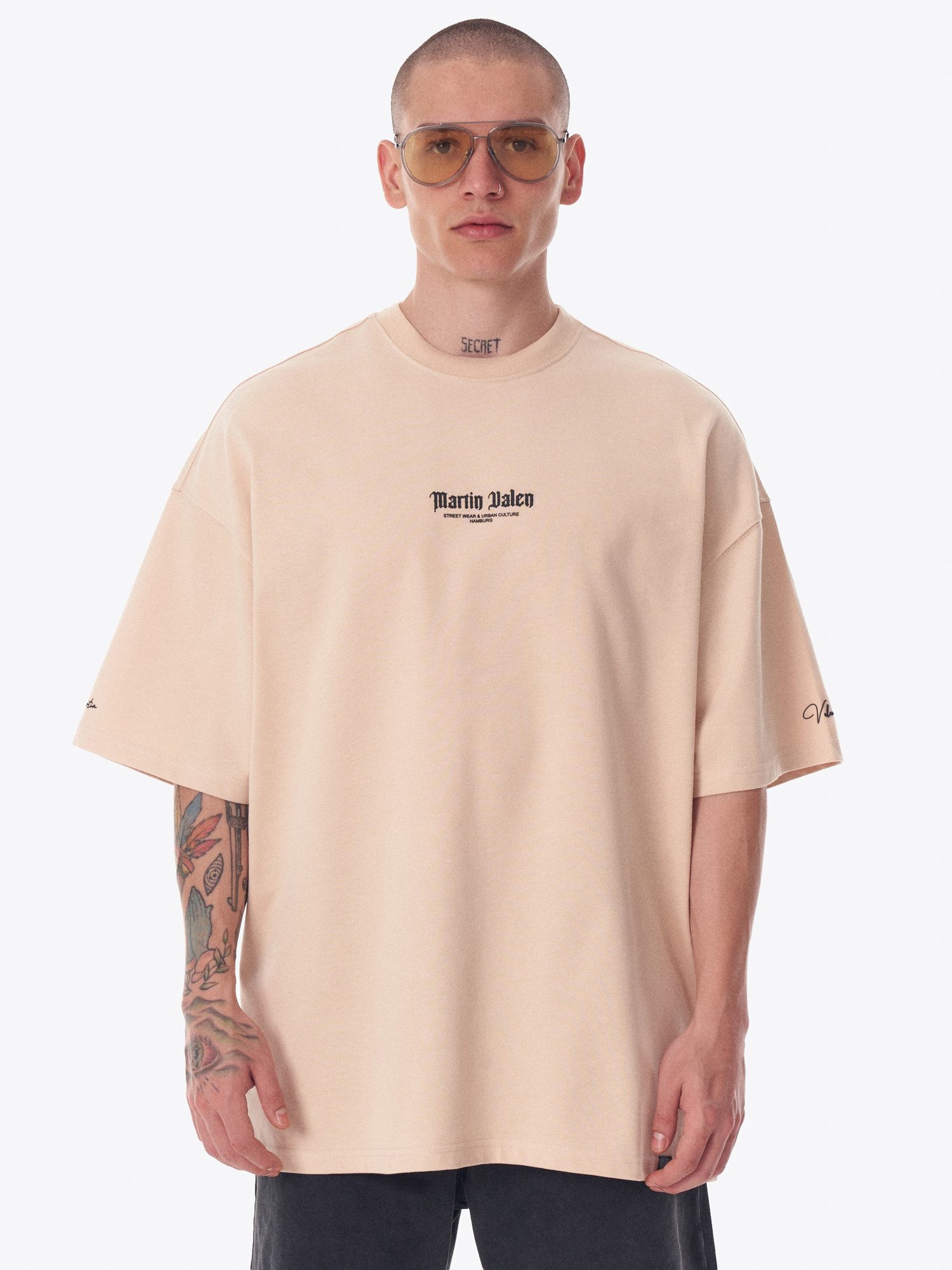 Martin Valen T-Shirt 3D-gedrucktes T-Shirt aus dickem Stoff