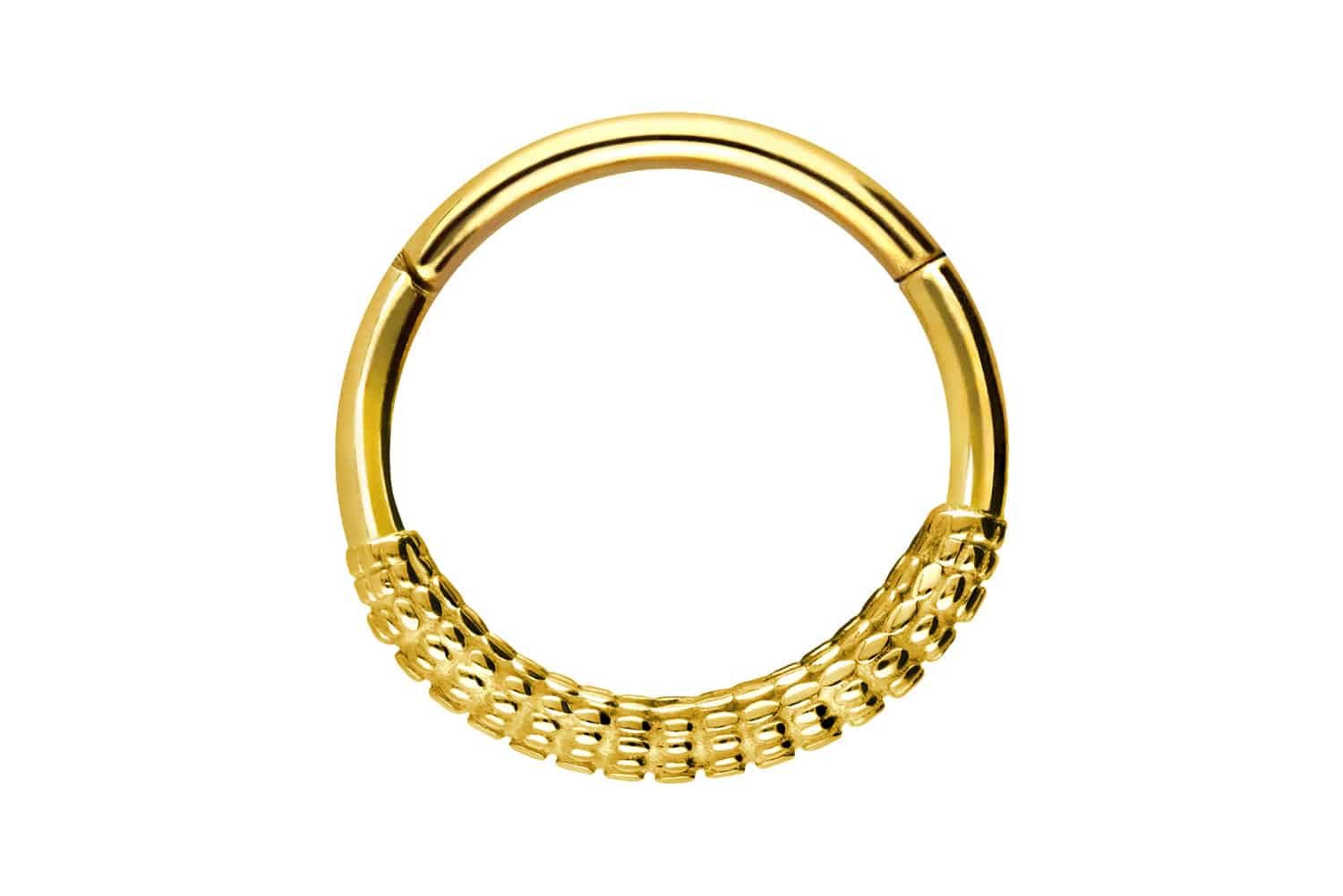Nasenpiercing Chirurgenstahl Segmentring Clicker KOLBEN-DESIGN