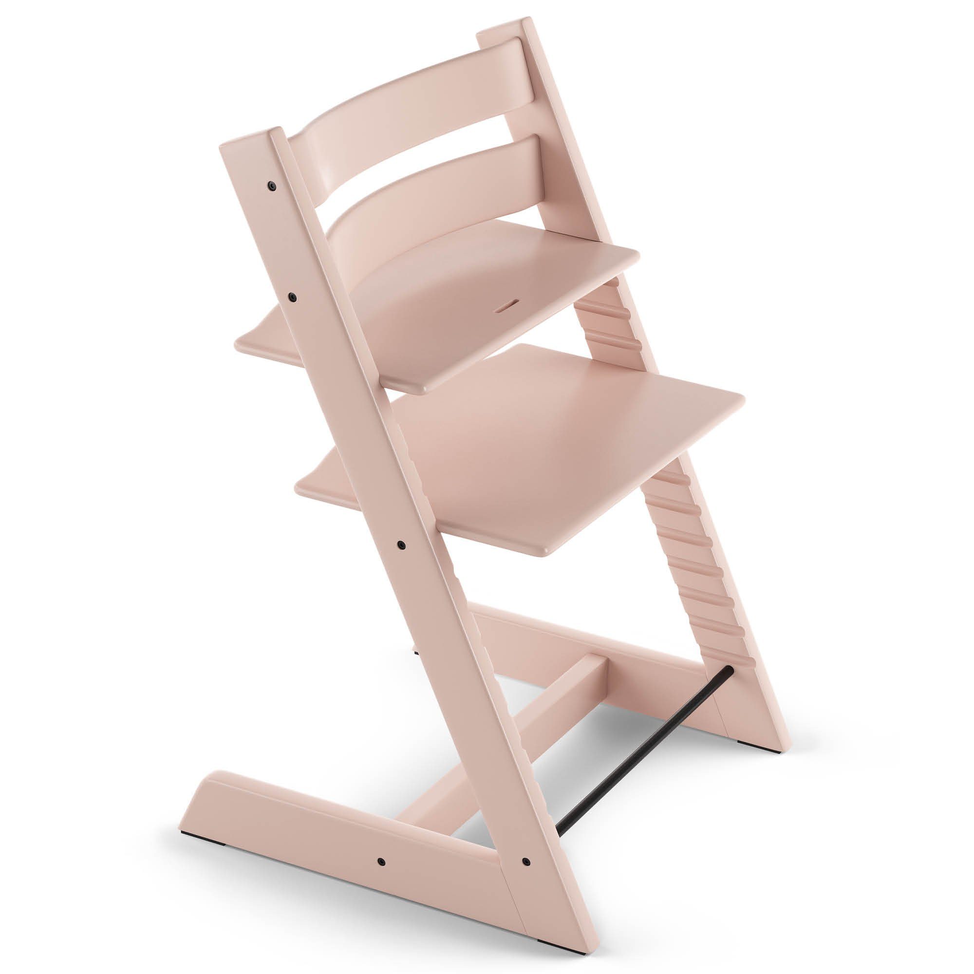 Stokke Hochstuhl TRIPP TRAPP Kinderhochstuhl, verstellbarer und mitwachsender Hochstuhl, Lebenslanger Begleiter am Esstisch, von Geburt an bis ins Erwachsenenalter Serene Pink