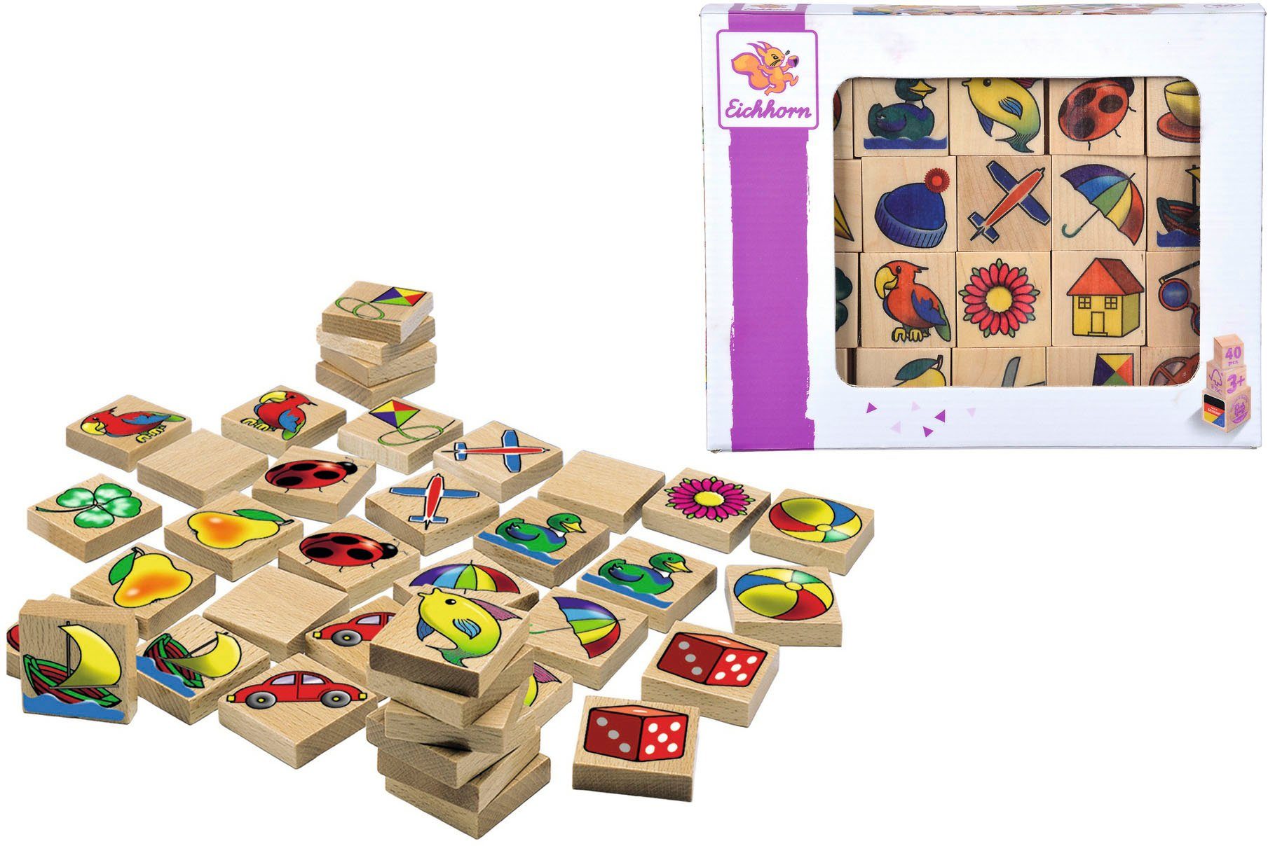 Eichhorn Spiel Bilder-Memo Spiel, Kinderspiel, Made in Germany