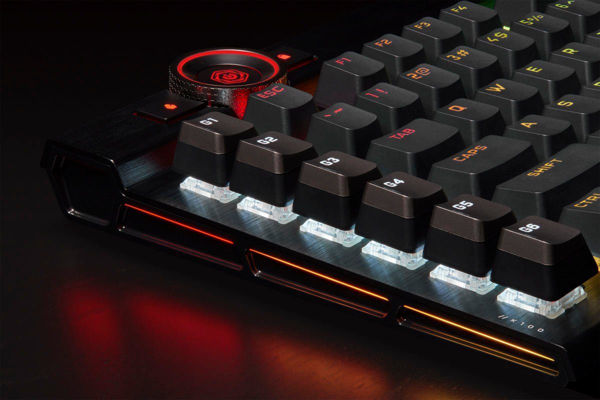 Corsair Corsair K100 RGB Gaming-Tastatur schwarz