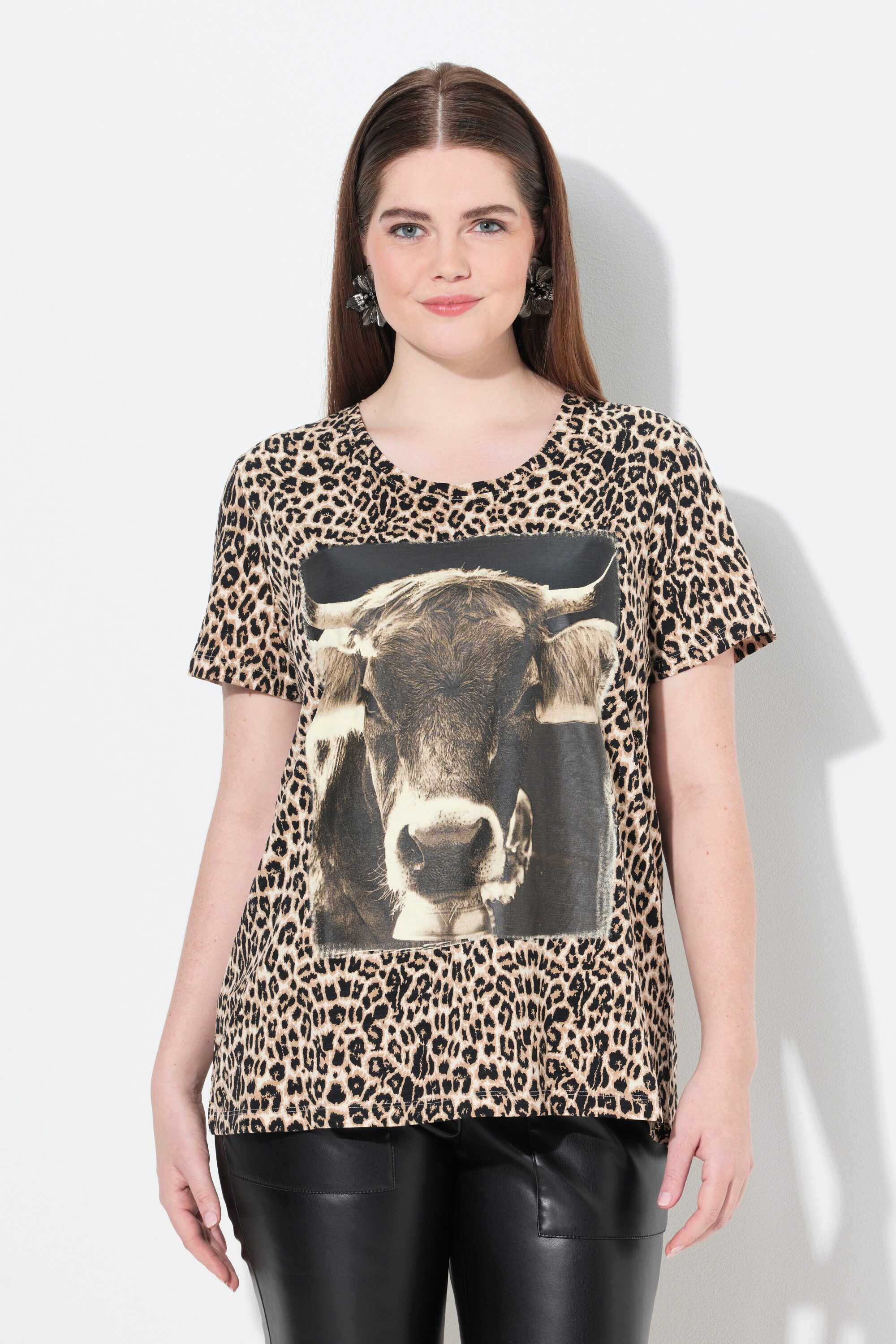 Ulla Popken T-Shirt T-Shirt Trachtenmotiv Classic günstig online kaufen