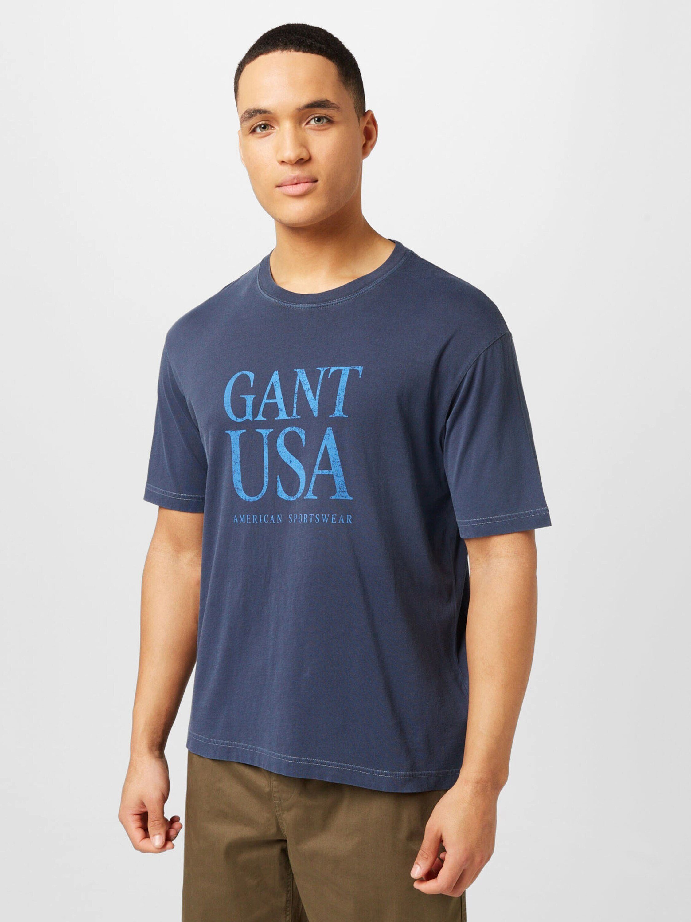 (1-tlg) 433 Sunfaded EVENING BLU Gant T-Shirt