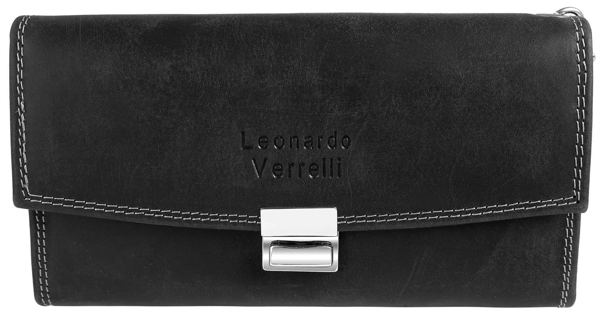 Leonardo Verrelli Geldbörse Echtleder, langlebig
