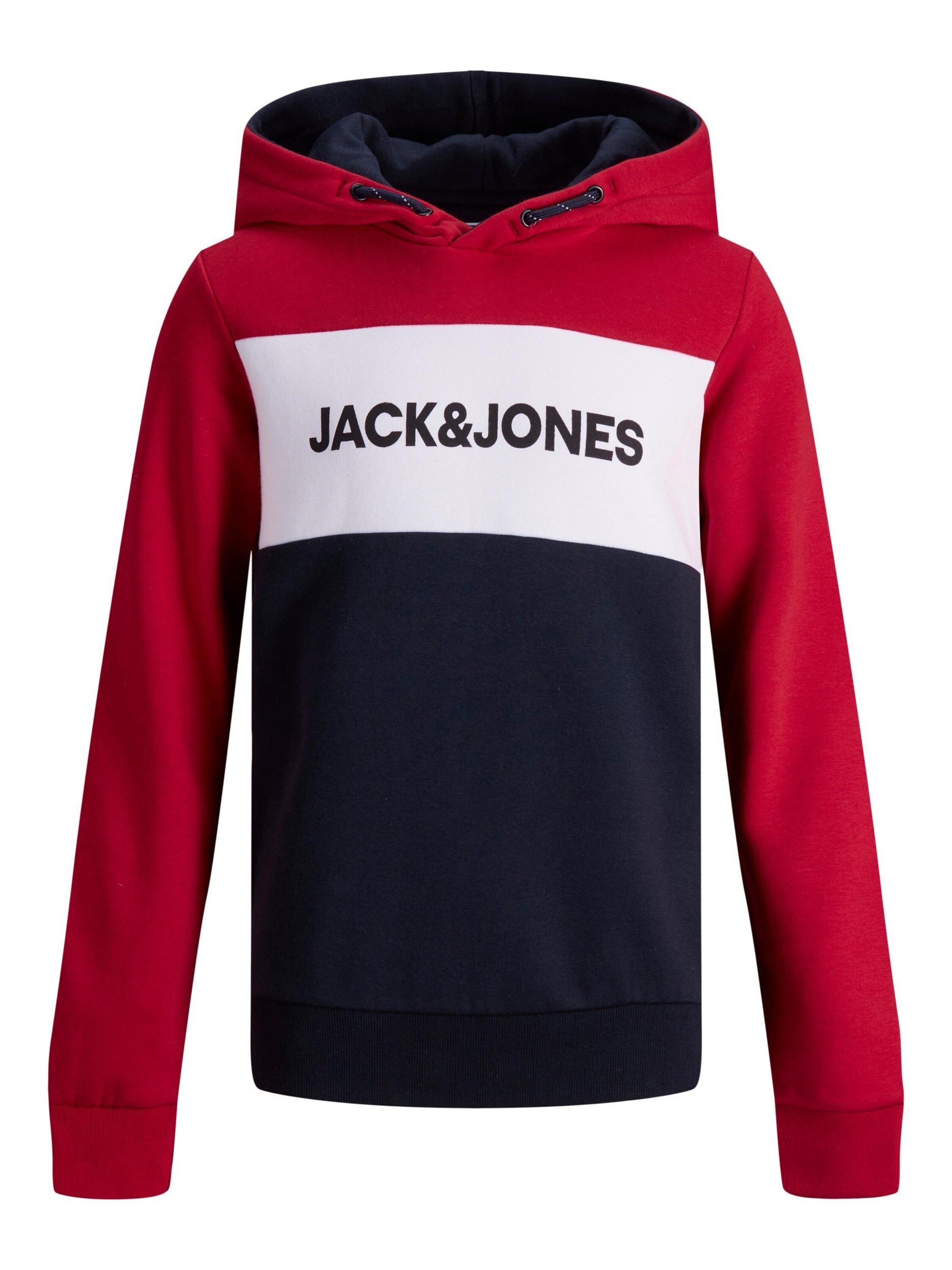 Jack & Jones Junior Sweatshirt (1-tlg) tango red