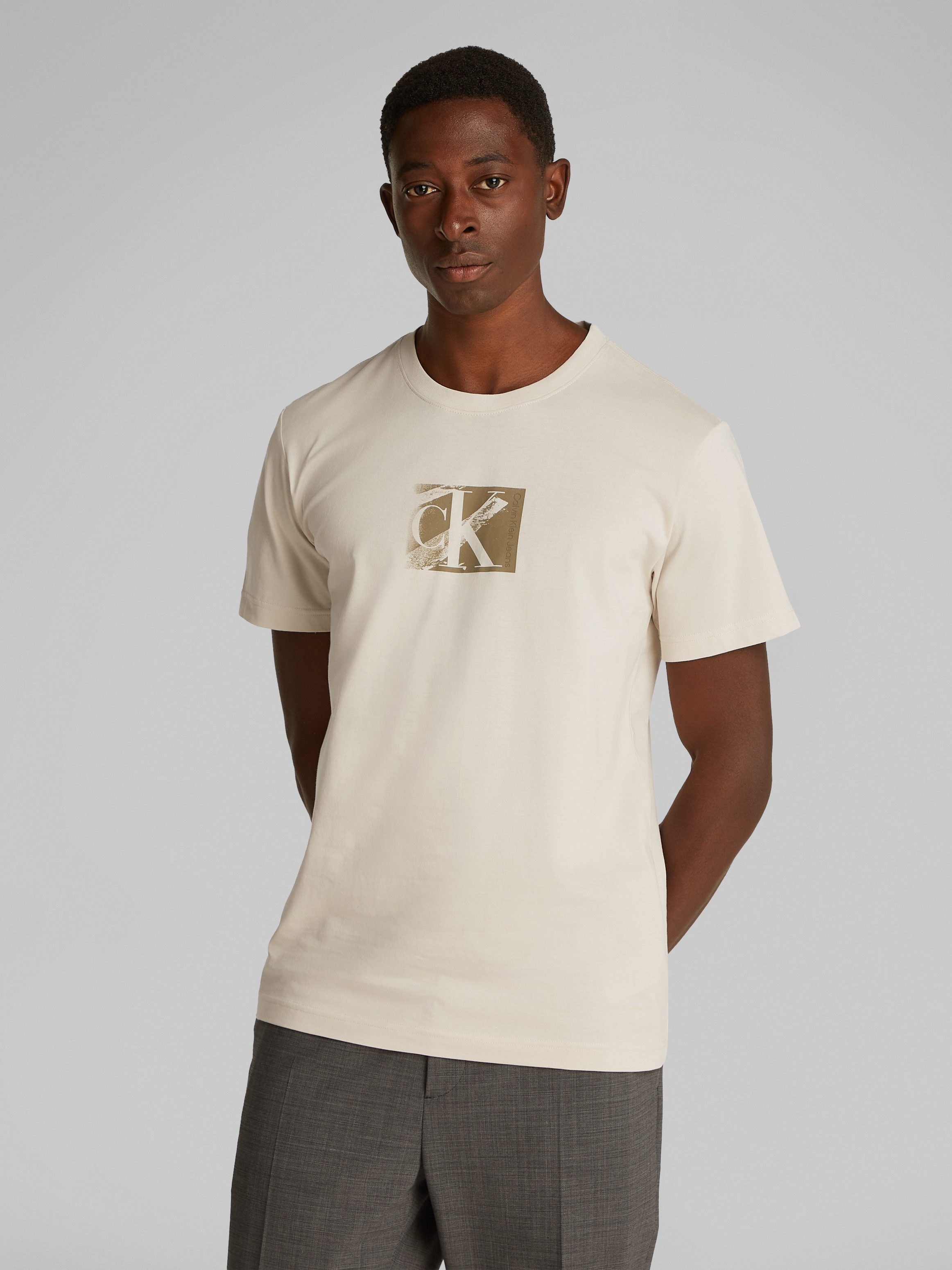 Rundhalsshirt SMALL CK BOX TEE