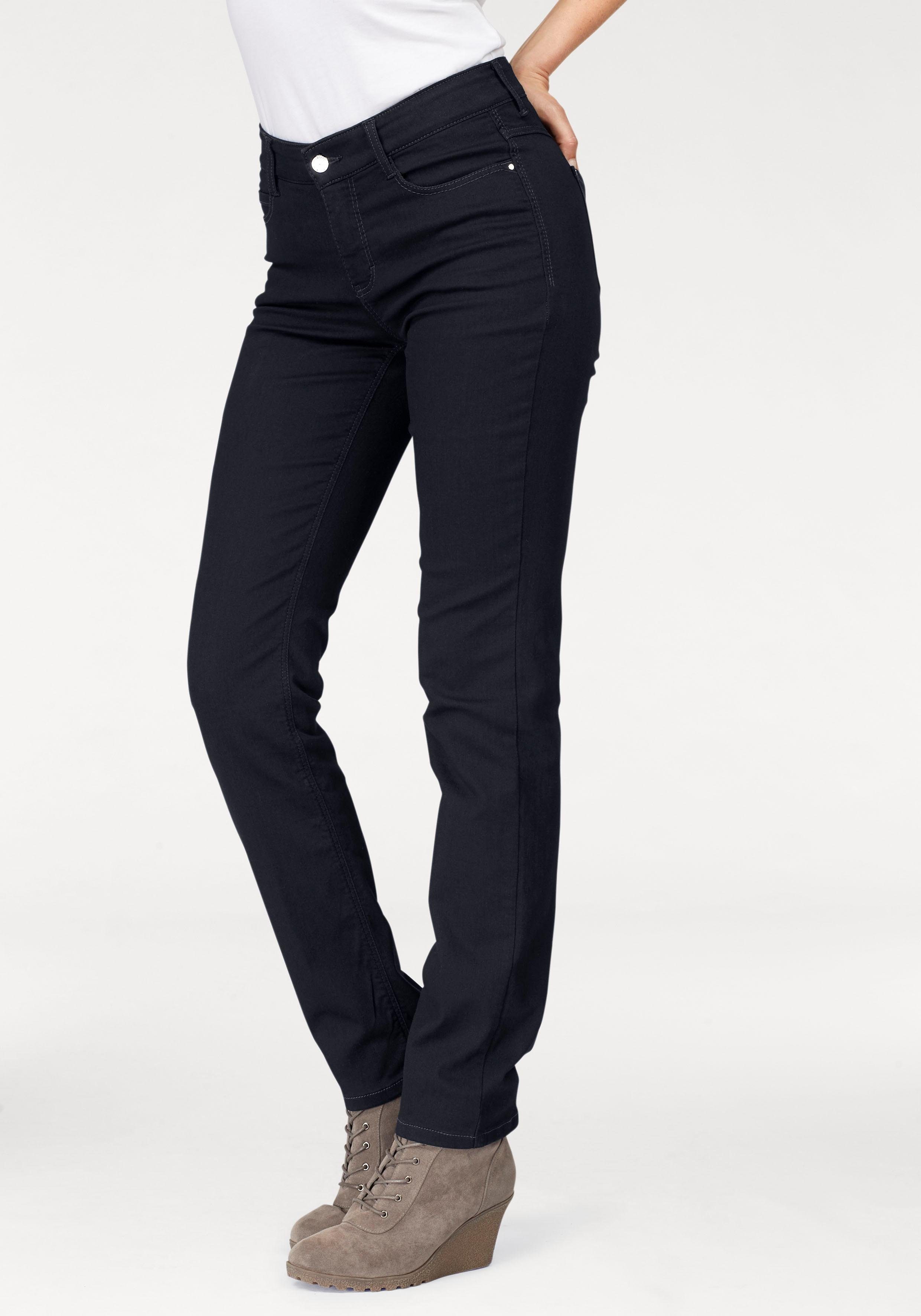 dark für den mit Stretch-Jeans rinsed Dream blue Stretch Sitz MAC perfekten