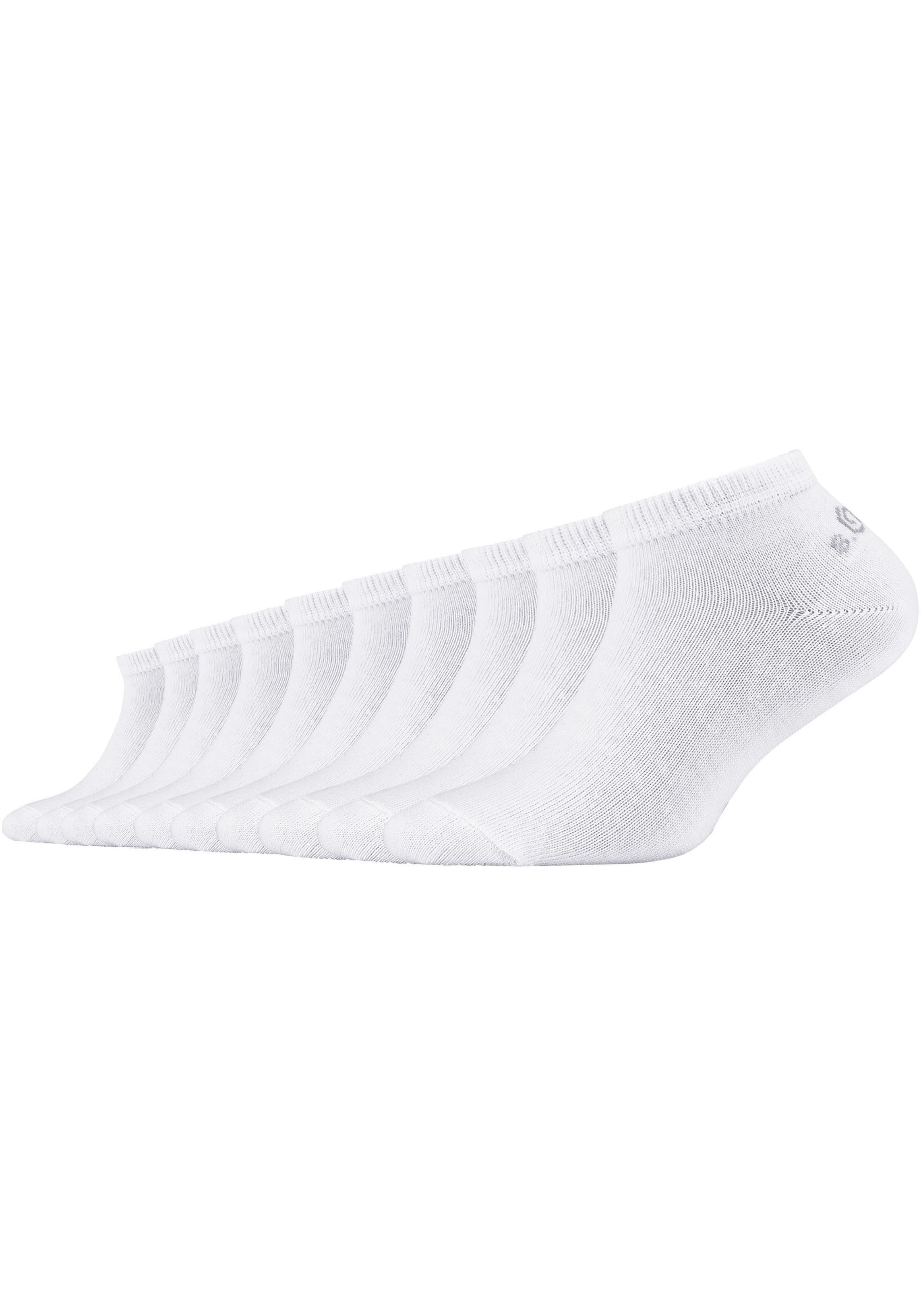 s.Oliver Sneakersocken essentials (10-Paar) weiche Zehennähte, günstig online kaufen