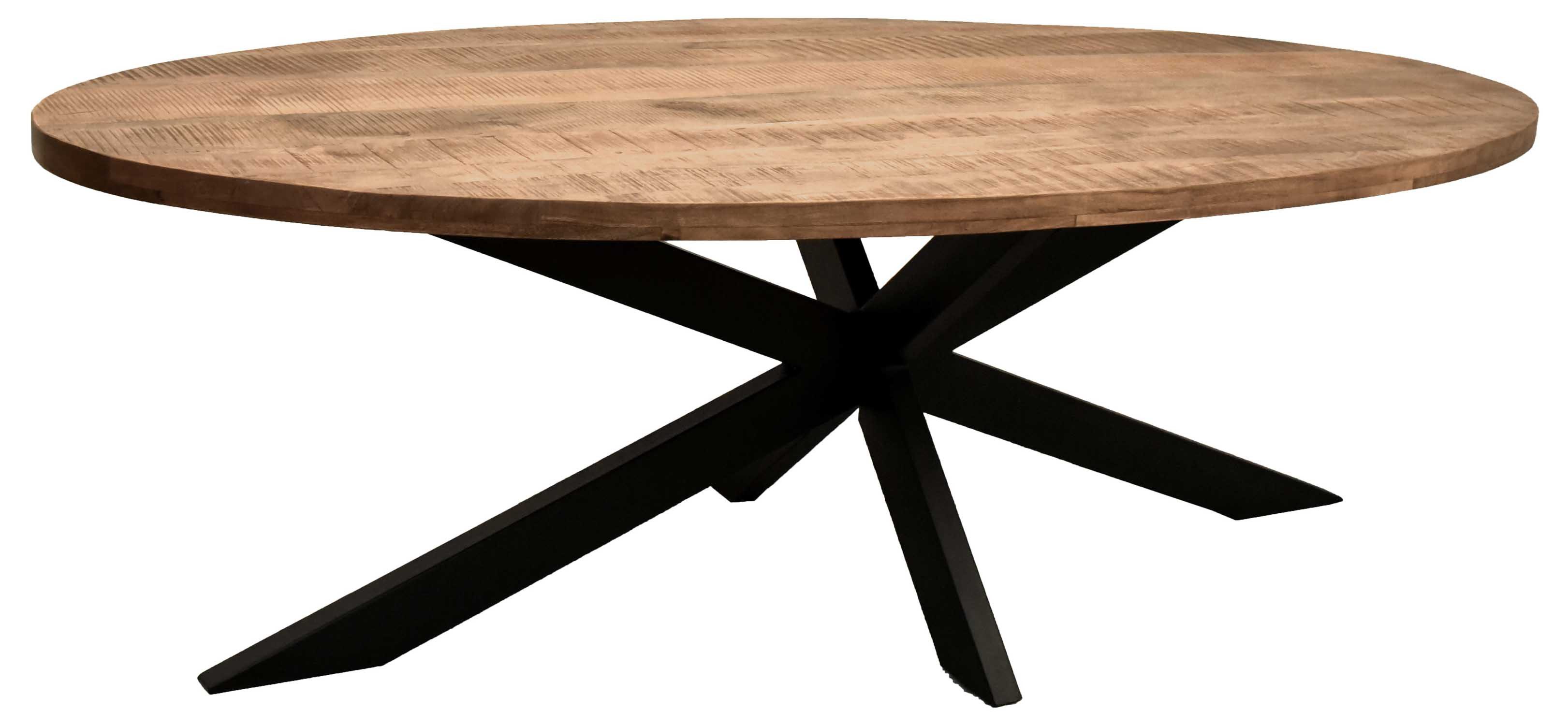 MR.DEKO Esstisch Avola Mango oval 180x90 günstig online kaufen