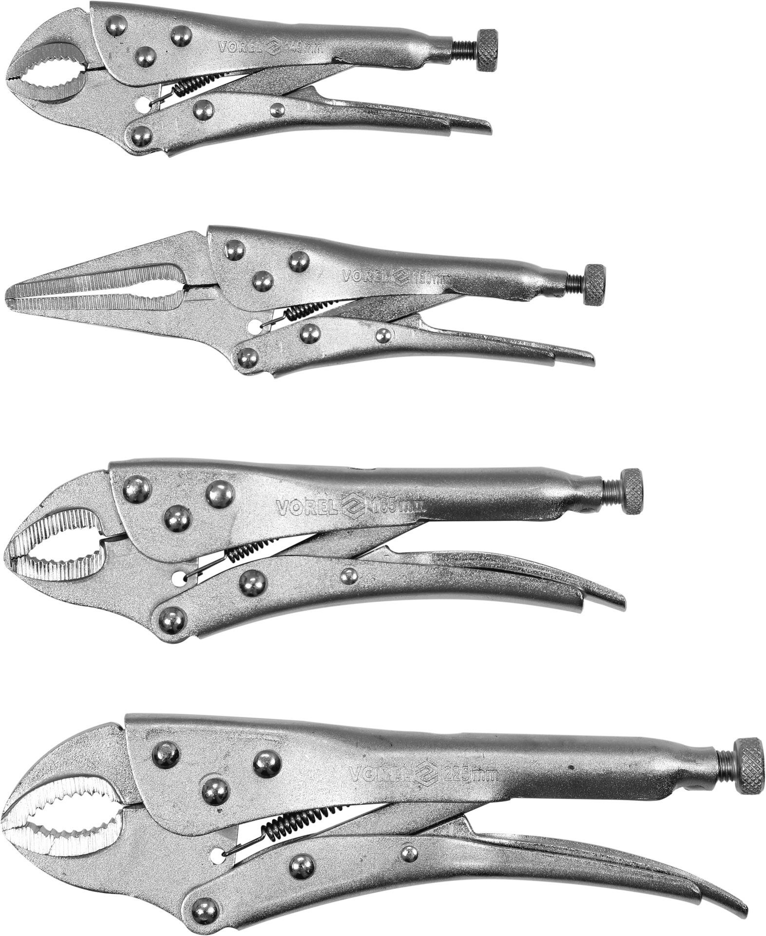 TRIZERATOP Schweißbrennerhalter Schweißzangen-Set, 4-teilig, verschiedene Größen, (Schweißzangen-Set, 4-teilig, verschiedene Größen)