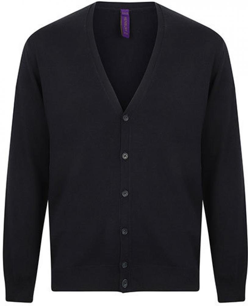 Henbury Cardigan Men´s V Button Cardigan